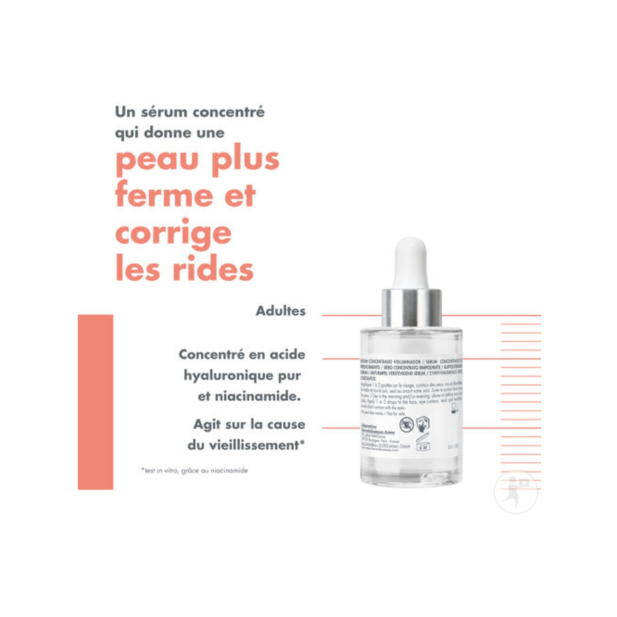 Avène Anti-Âge Hyaluron Activ B3 Sérum Concentré Repulpant Toutes Peaux 30ml