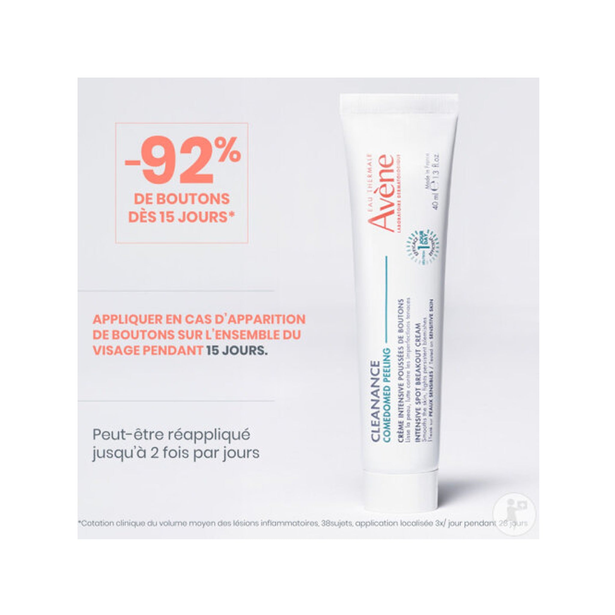 Avène Cleanance Comedomed Peeling Poussée De Boutons Intensive 40ml