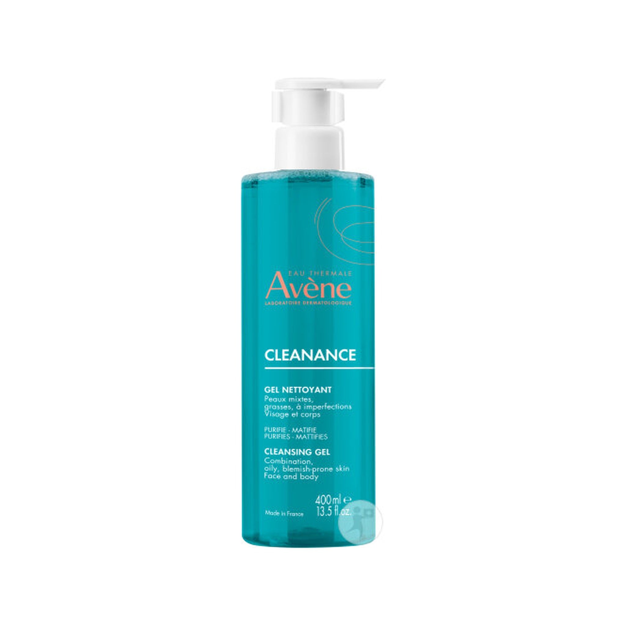 Avène Cleanance Gel Nettoyant Matifiant Purifiant Peau Grasse 400ml