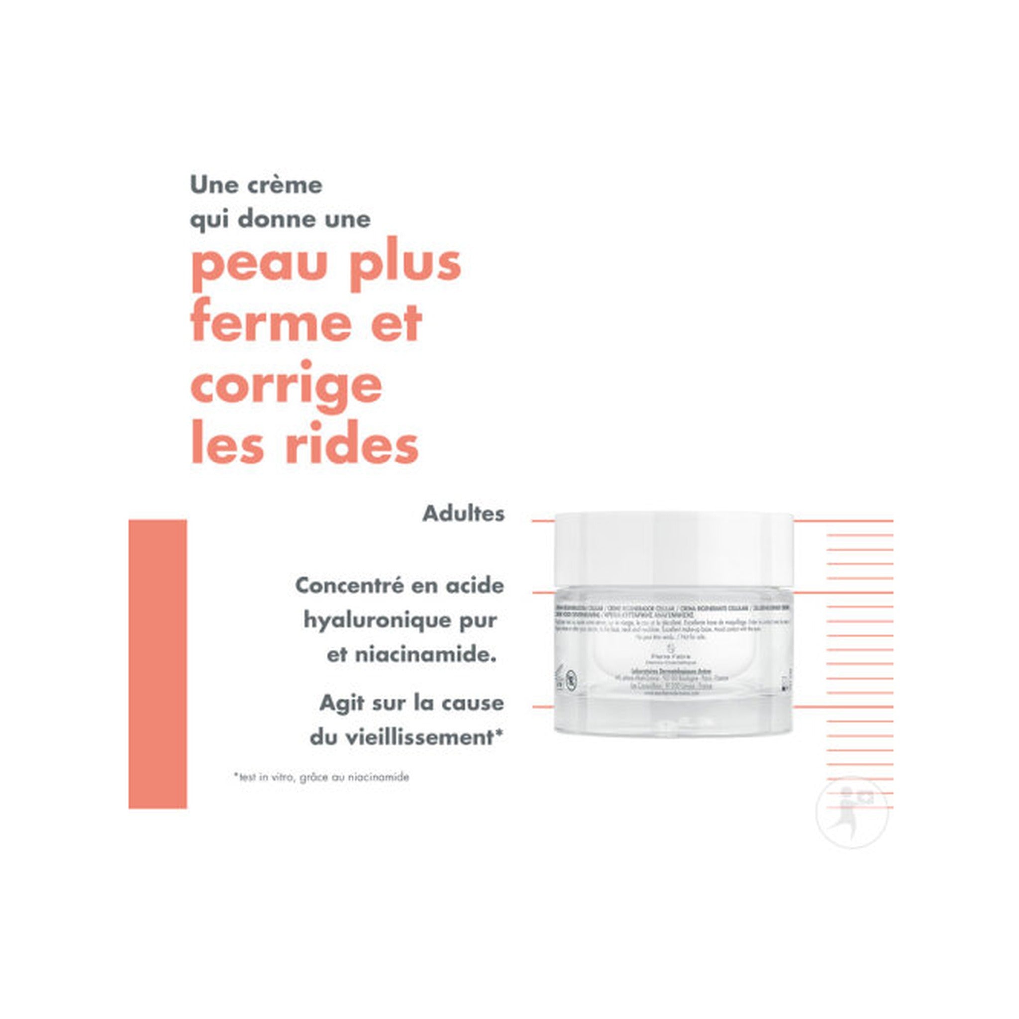 Avène Hyaluron Activ B3 Crème Régénération Cellulaire Anti-Âge HA & Niacinamide 50ml