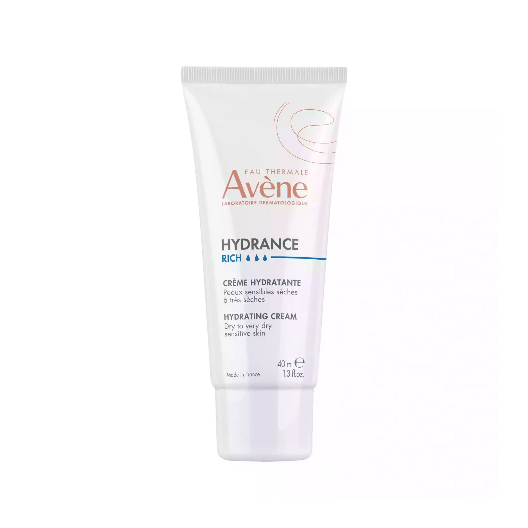 Avène Hydrance Riche Crème Hydratante Peau Sensible Sèche À Très Sèche 40ml