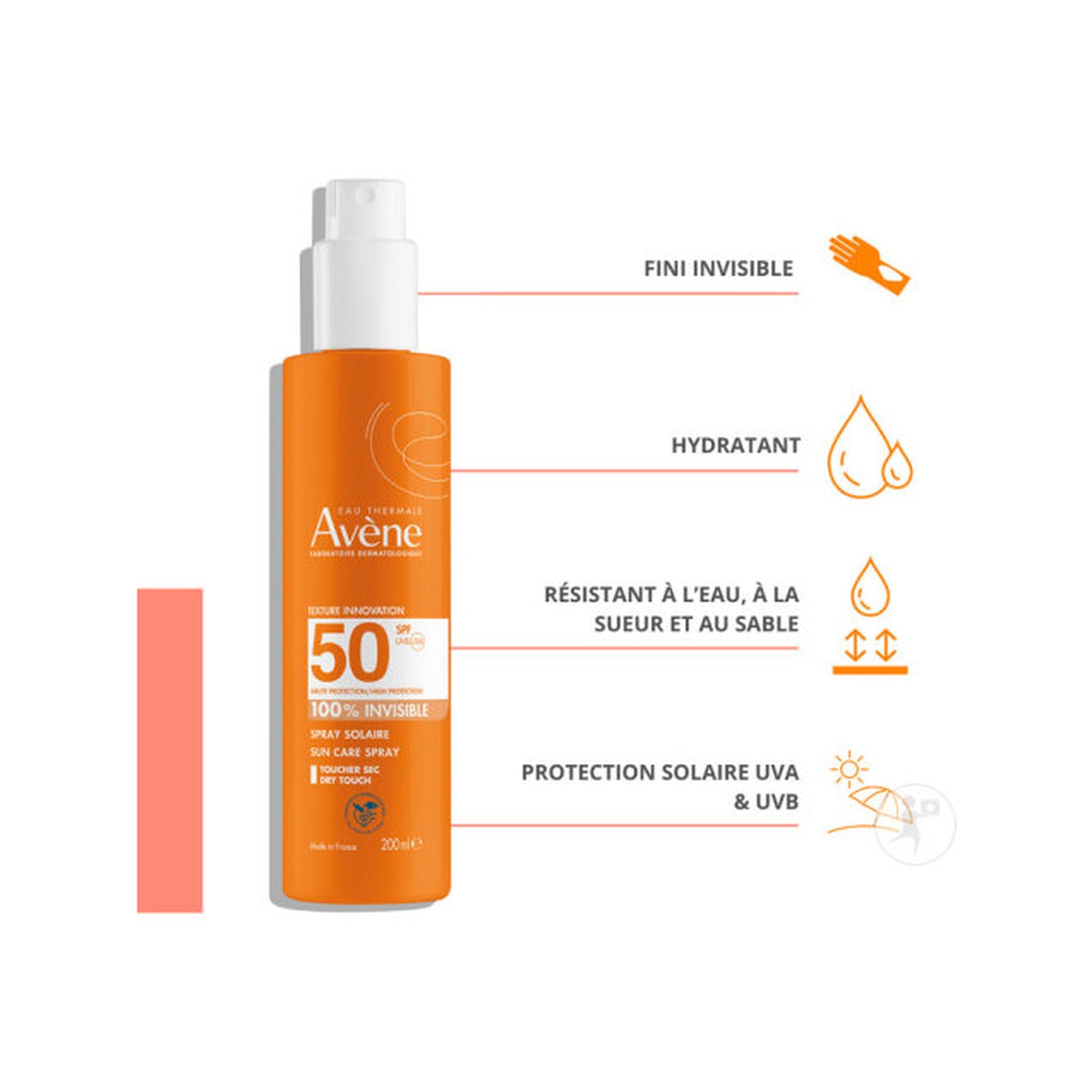 Avène IP50 Spray Solaire 100% Invisible 200ml