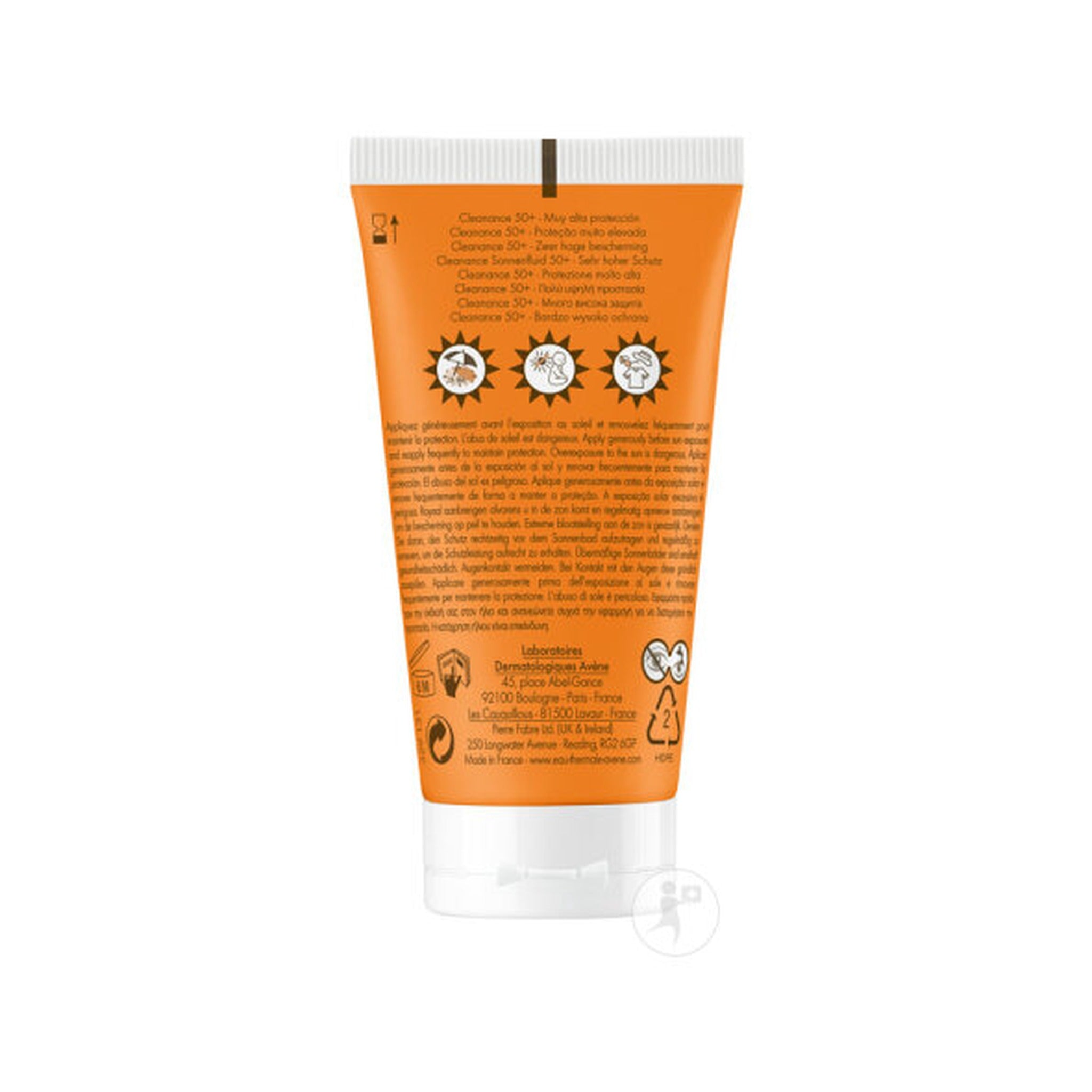 Avène Solaire IP50+ Cleanance Très Haute Protection Peau Grasse À Imperfections 50ml