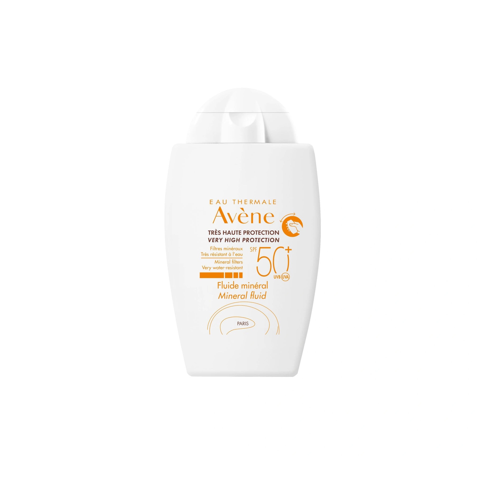 Avène Solaire IP50+ Fluide Minéral Teinté Très Haute Protection Peau Sensible Intolérante 40ml