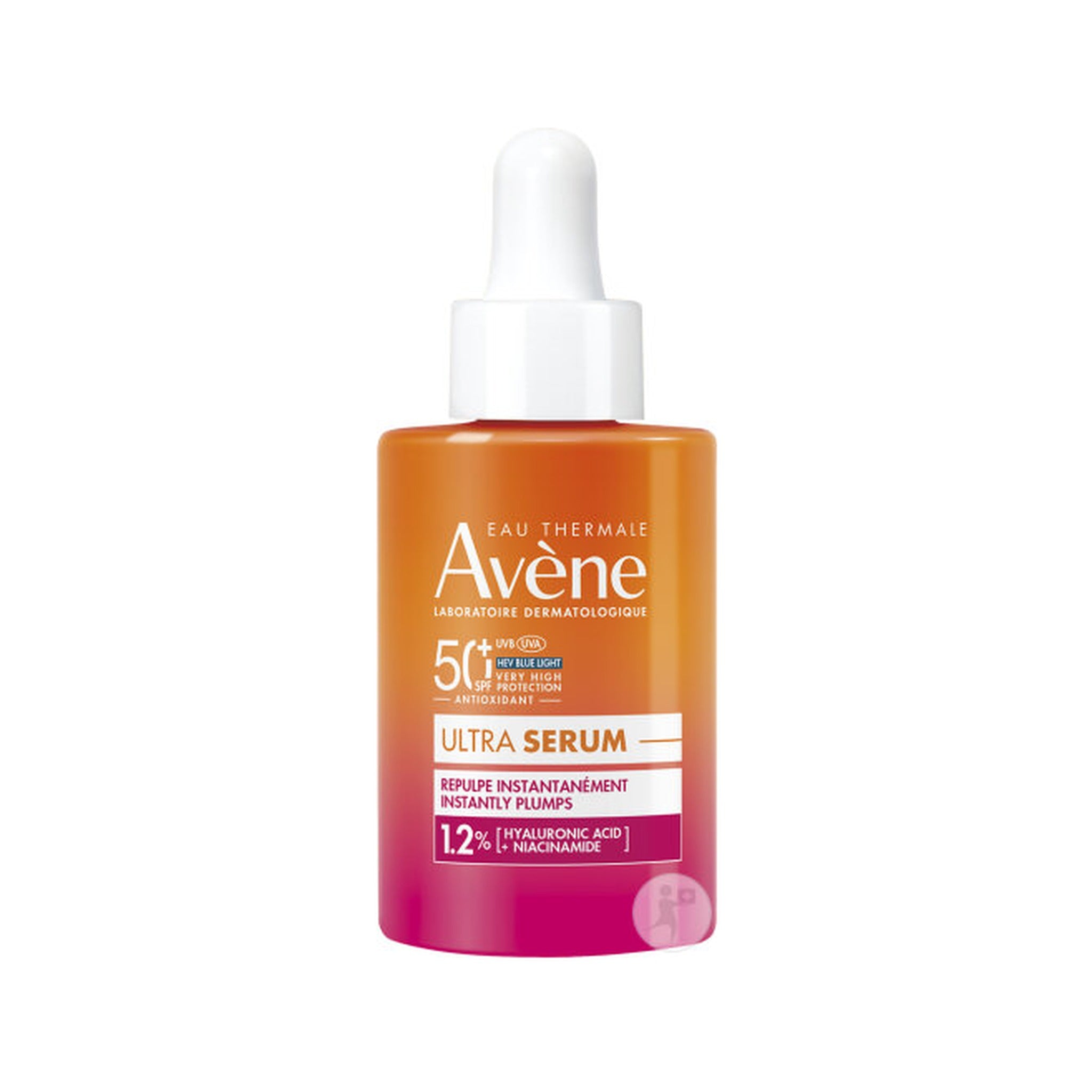 Avène Solaire Ultra Sérum IP50+ Repulpant Anti-Âge HA & Niacinamide Peau Sensible 30ml
