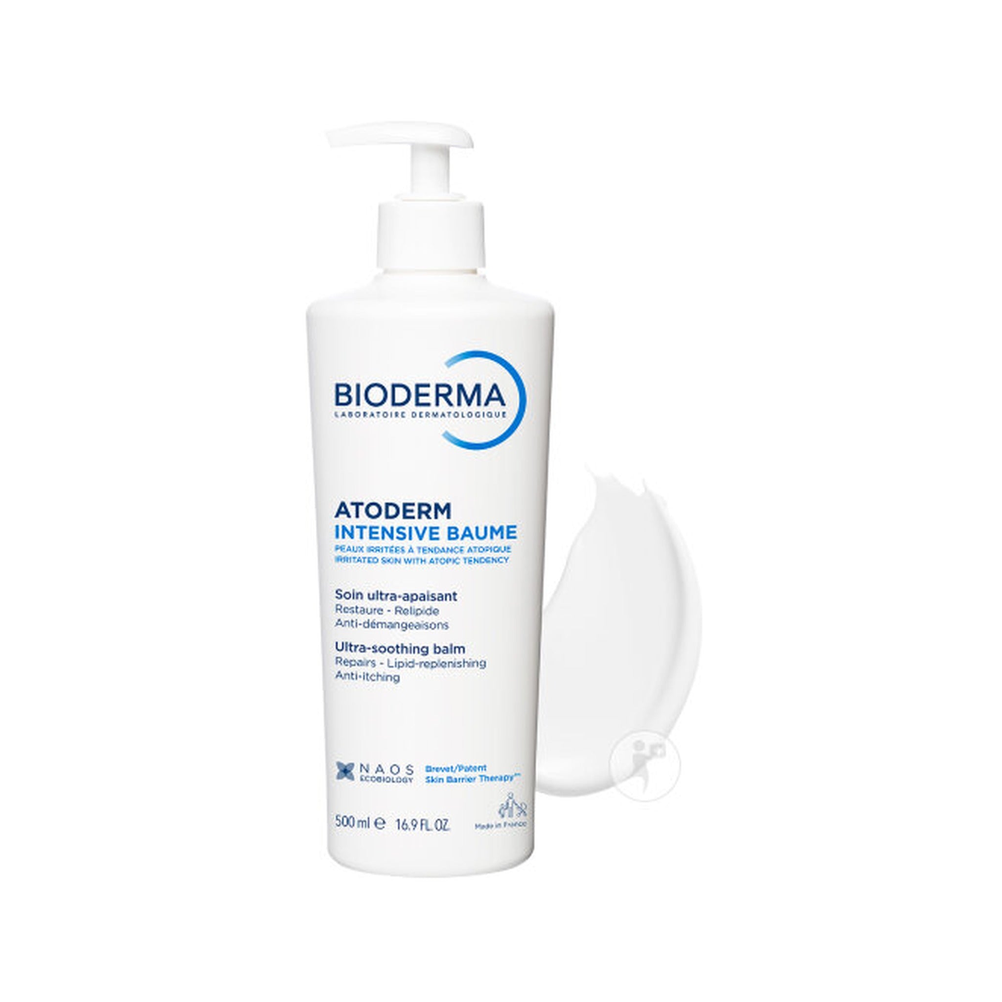 Bioderma Atoderm Intensive Baume Ultra-Apaisant Peaux Sensibles Très Sèches 500ml