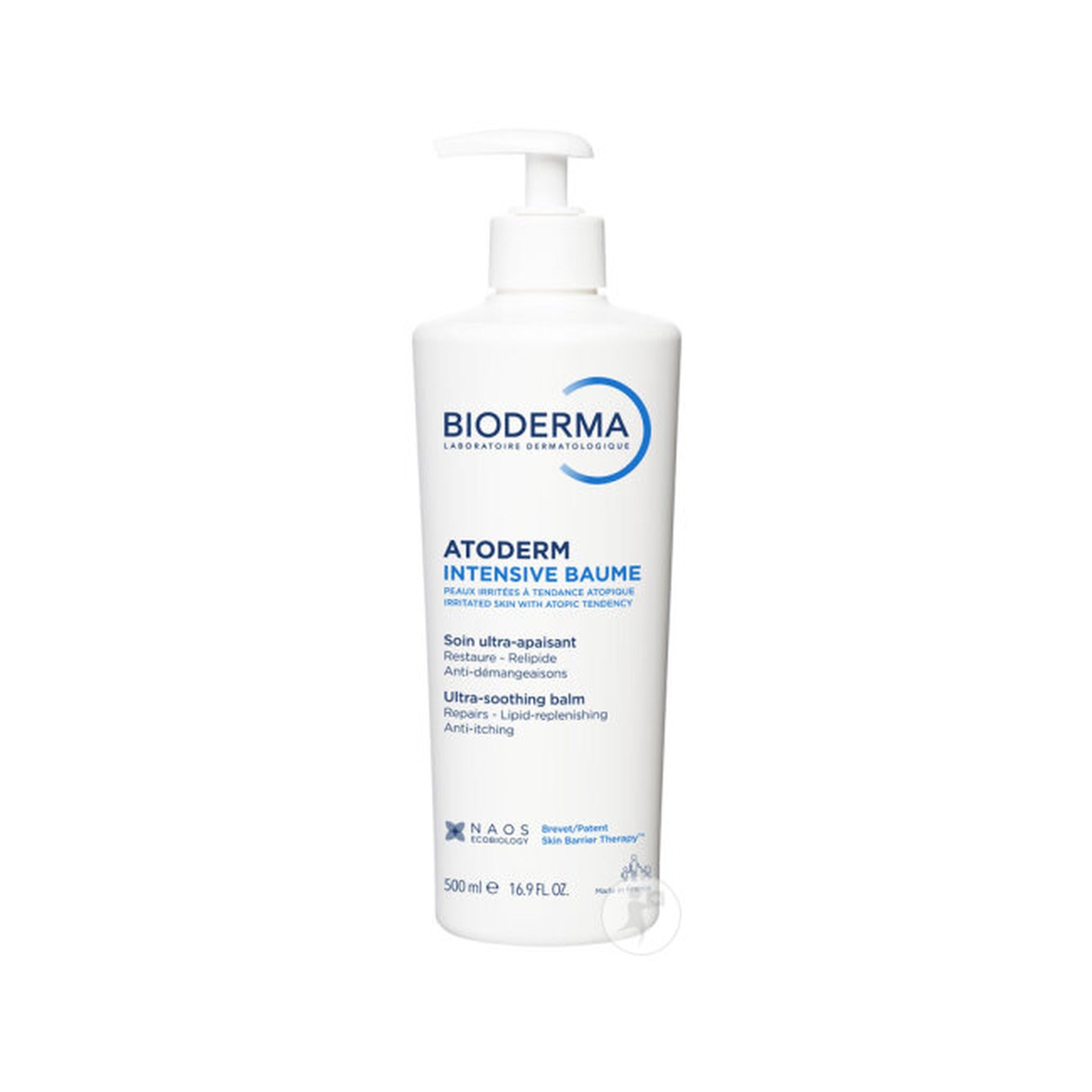 Bioderma Atoderm Intensive Baume Ultra-Apaisant Peaux Sensibles Très Sèches 500ml