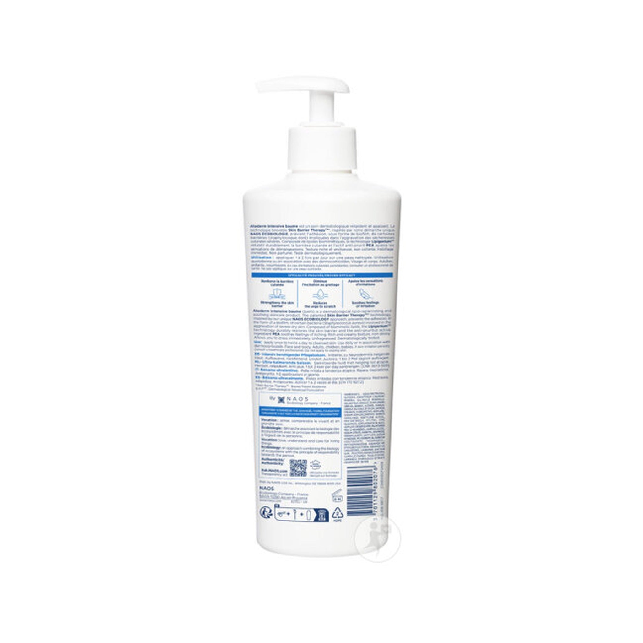 Bioderma Atoderm Intensive Baume Ultra-Apaisant Peaux Sensibles Très Sèches 500ml