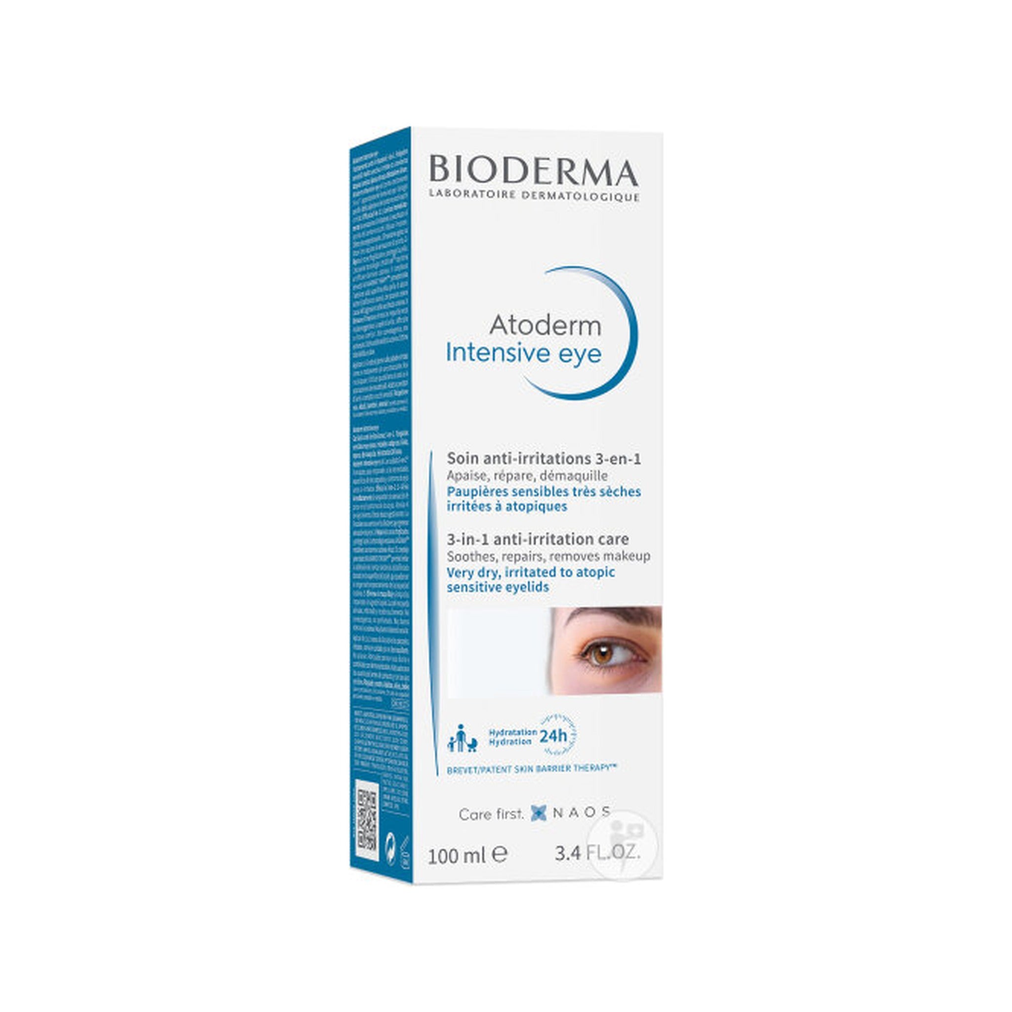 Bioderma Atoderm Intensive Eye Soin Anti-Irritations 3en1 Paupières Sensibles Tube 100ml
