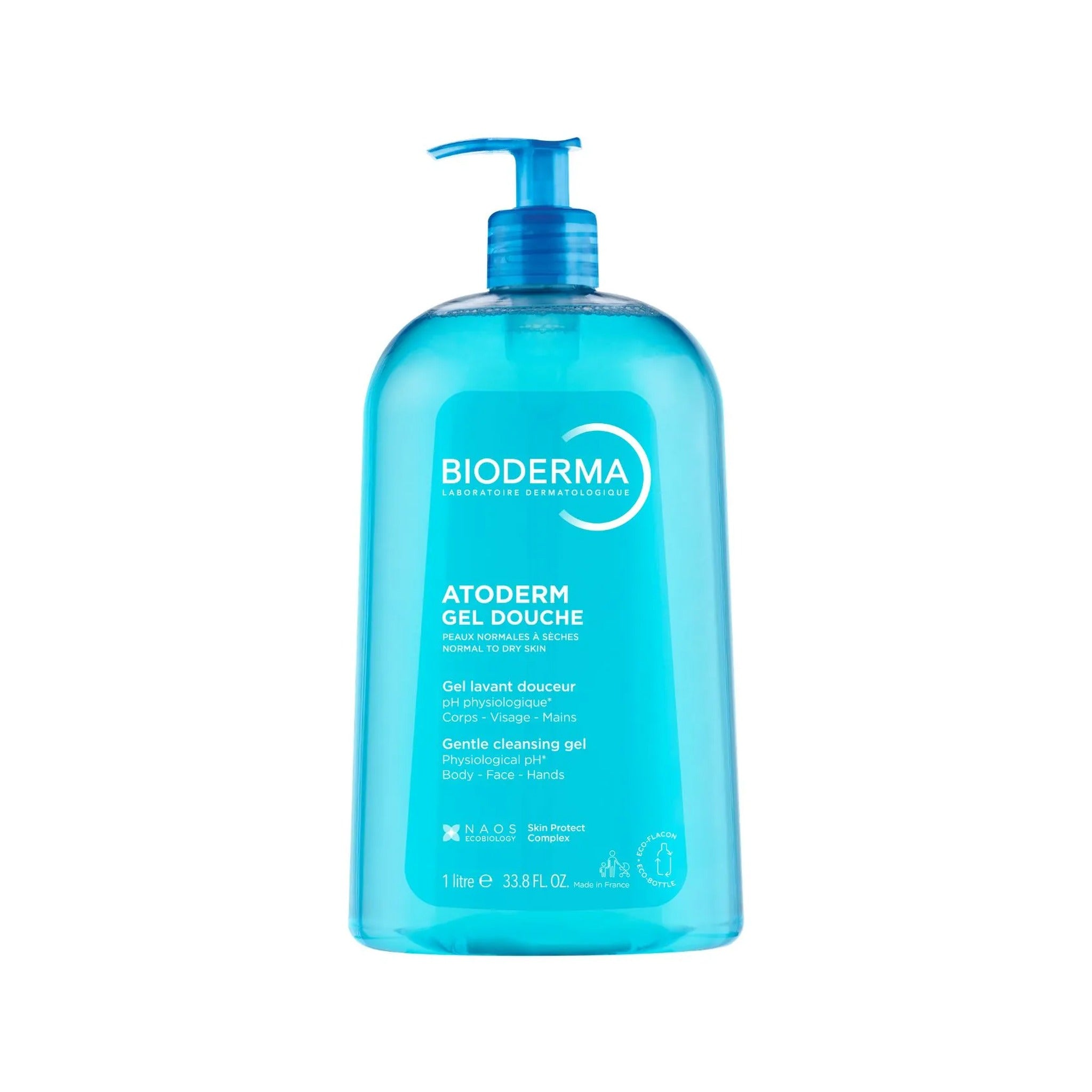 Bioderma Atoderm Routine Peau Sèche Gel Douche 1l + Crème Ultra Apaisant 500ml