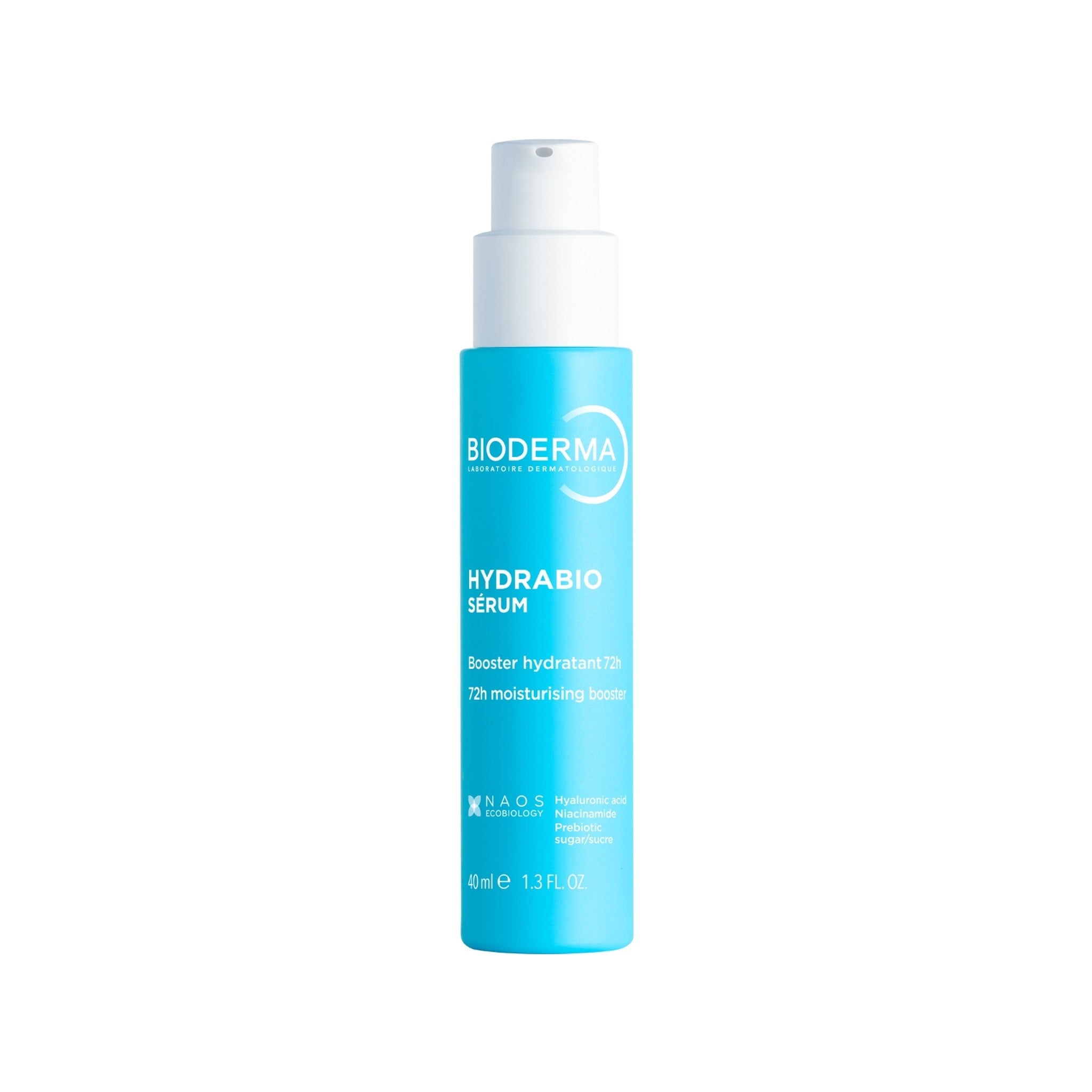 Bioderma Hydrabio Sérum Concentré Hydratant Peaux Sensibles Déshydratées Flacon Pompe 40ml