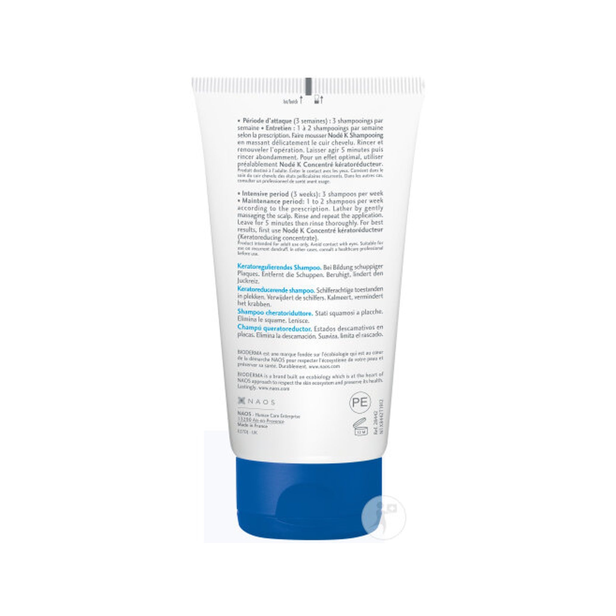 Bioderma Nodé K Shampoing Kérato-Réducteur États Squameux En Plaques Tube 150ml