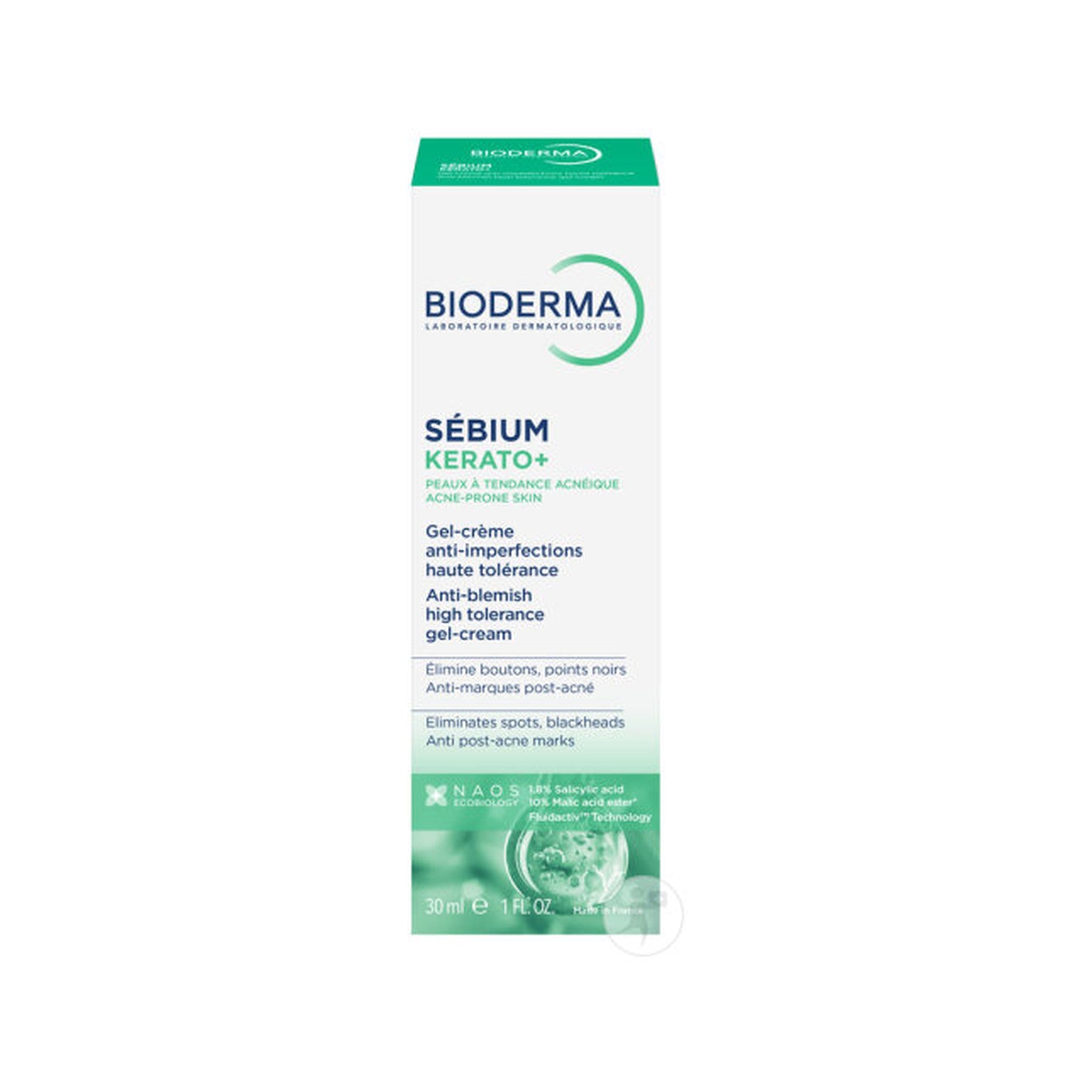 Bioderma Sébium Kérato+ Gel-Crème Anti-Imperfections Tube Canule 30ml