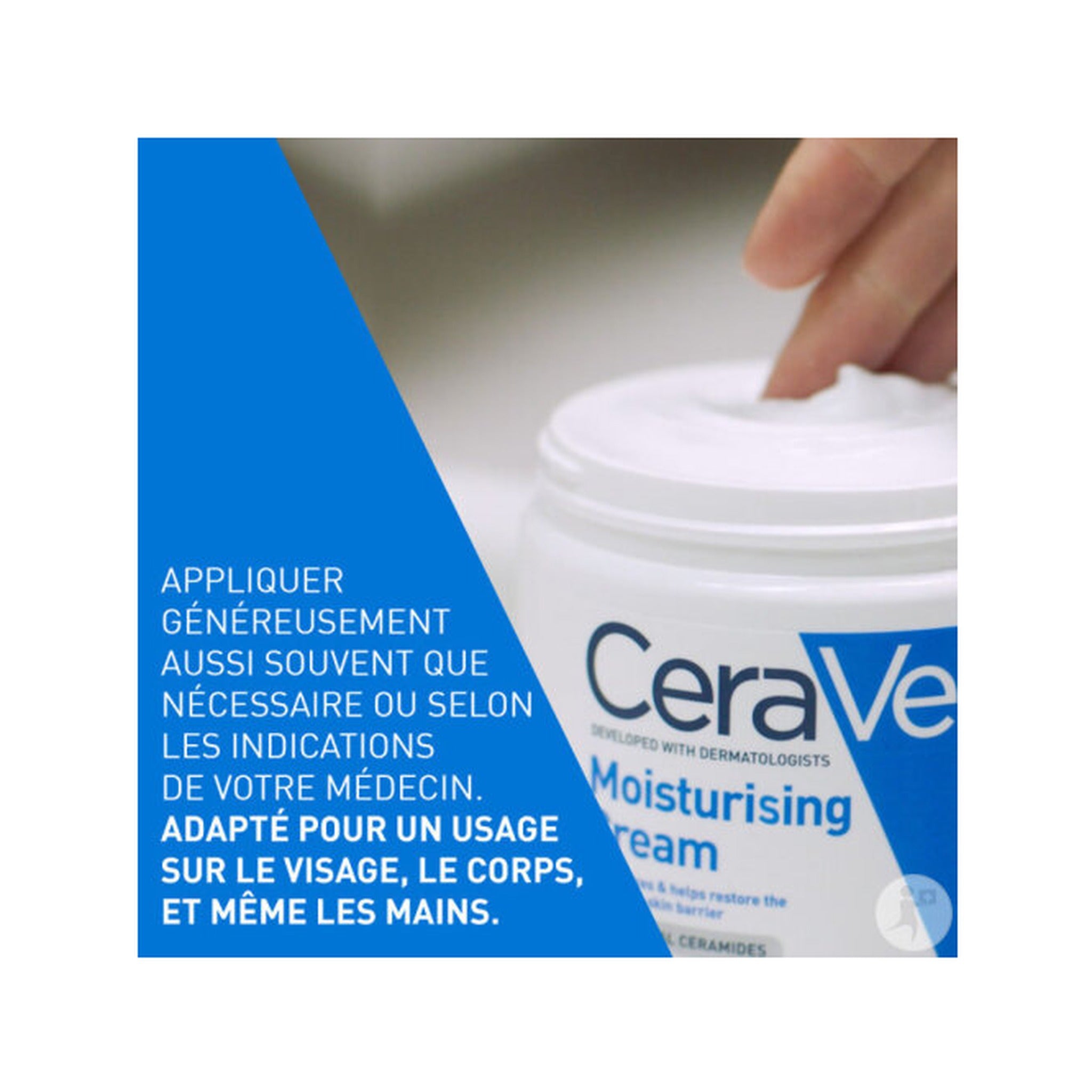 CeraVe Baume Hydratant Peaux Sèches À Très Sèches 3 Céramides Essentiels Et Acide Hyaluronique 454g