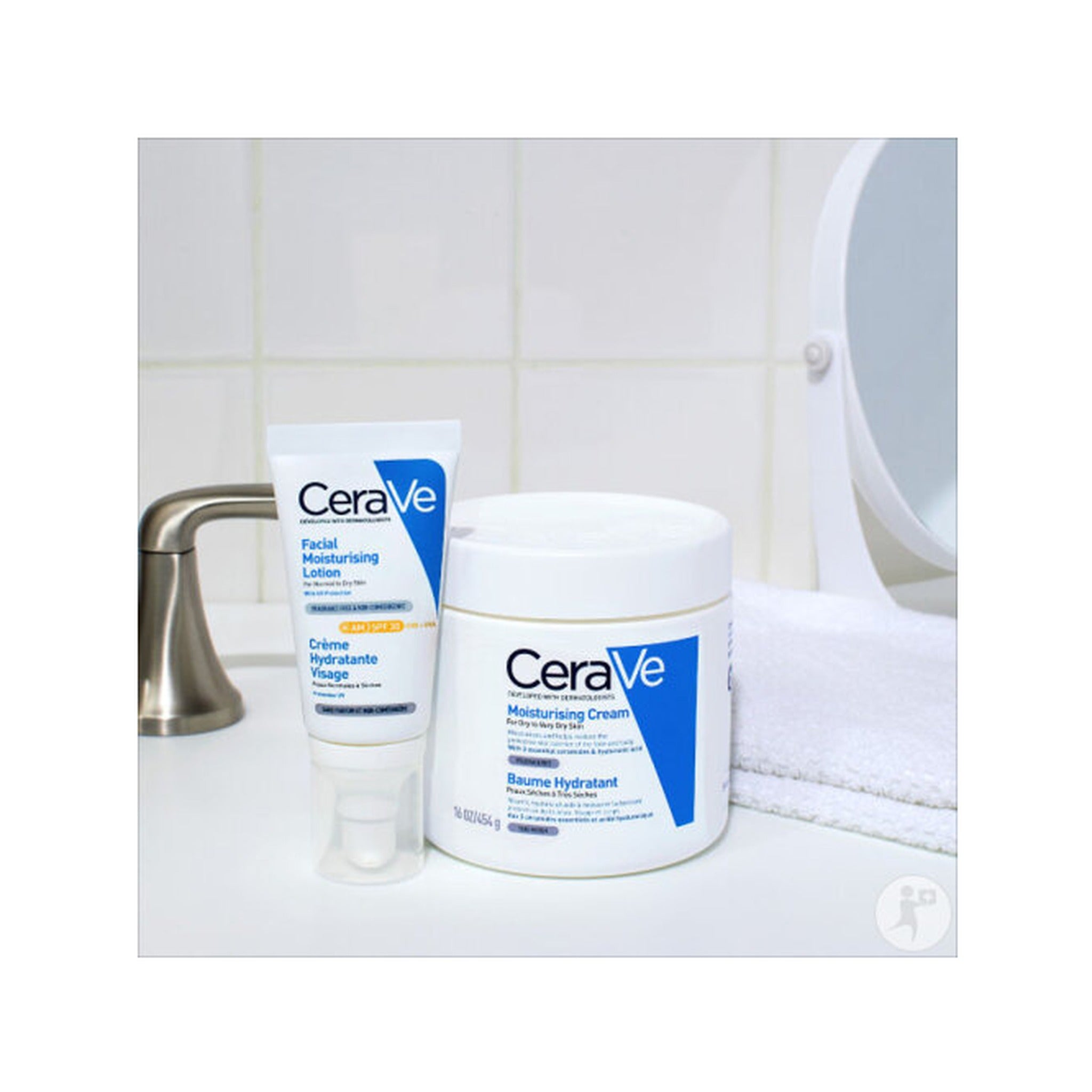 CeraVe Baume Hydratant Peaux Sèches À Très Sèches 3 Céramides Essentiels Et Acide Hyaluronique 454g