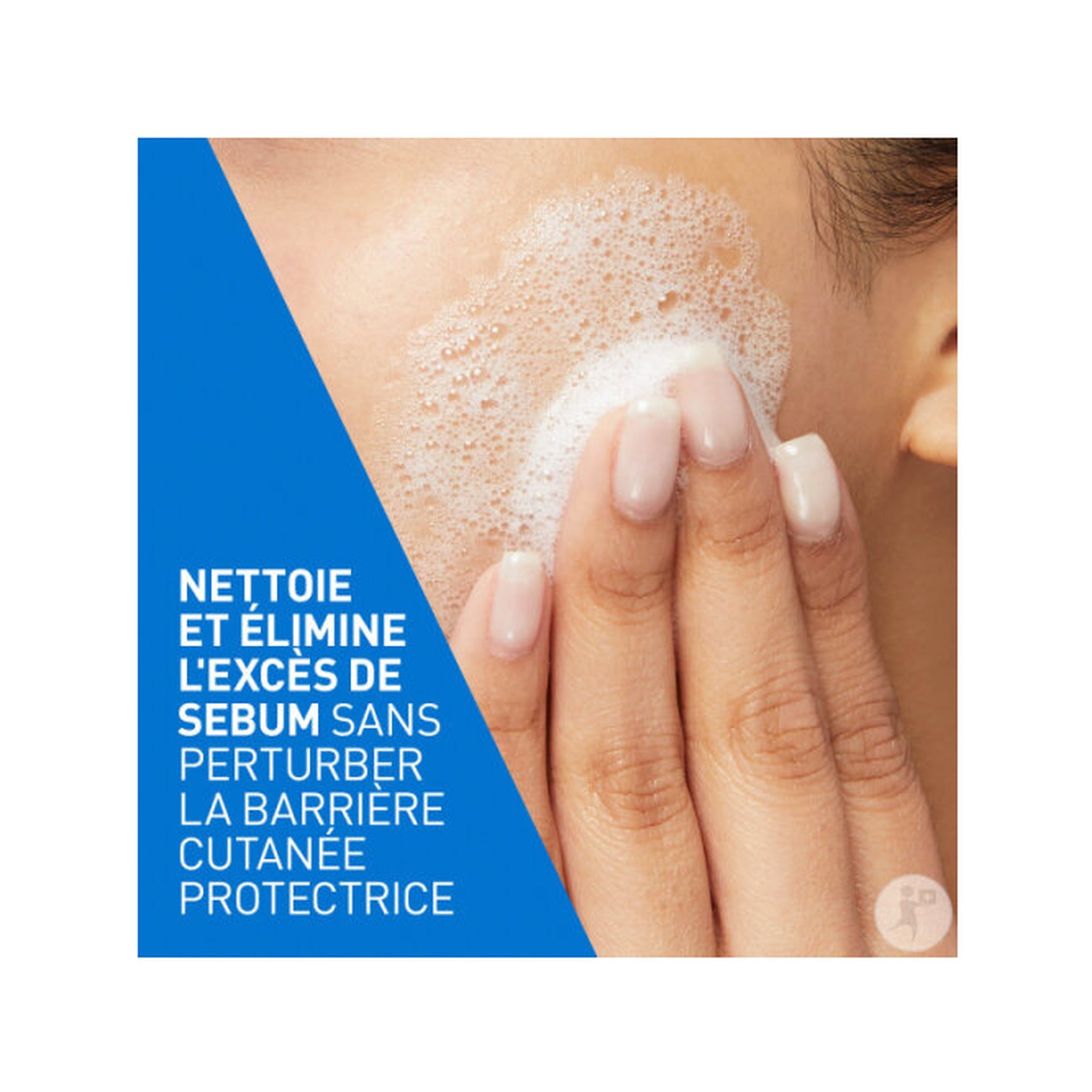 CeraVe Gel Nettoyant Moussant Peaux Normales À Grasses Flacon Pompe 236ml