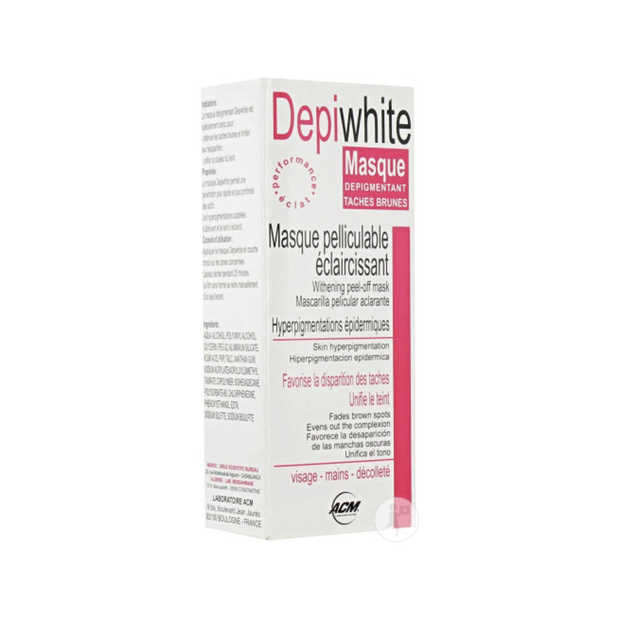 Dépiwhite Masque Pelliculable Éclaircissant Tube 40ml