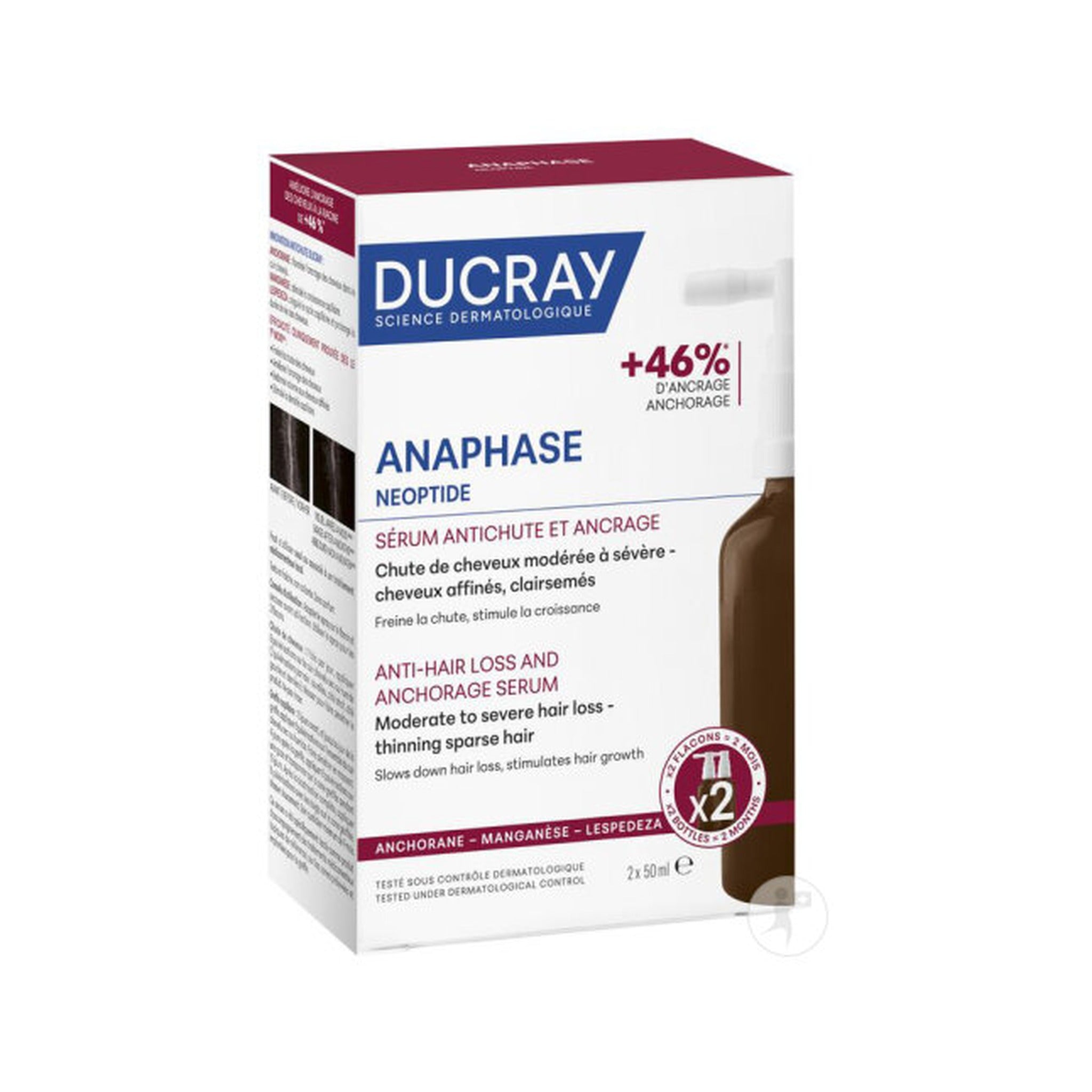 Ducray Anaphase Neoptide Sérum Antichute Ancrage 2x50ml