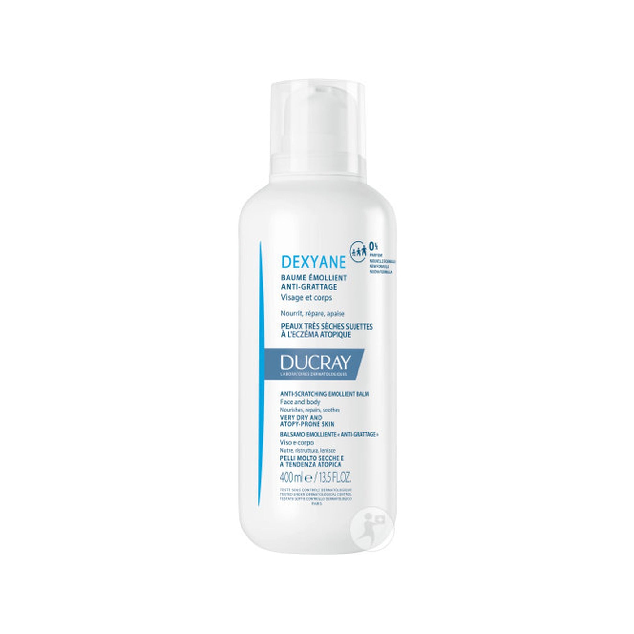 Ducray Dexyane Baume Emollient Anti-Grattage Peau Très Sèche/Tendance Atopique Démangeaisons 400ml