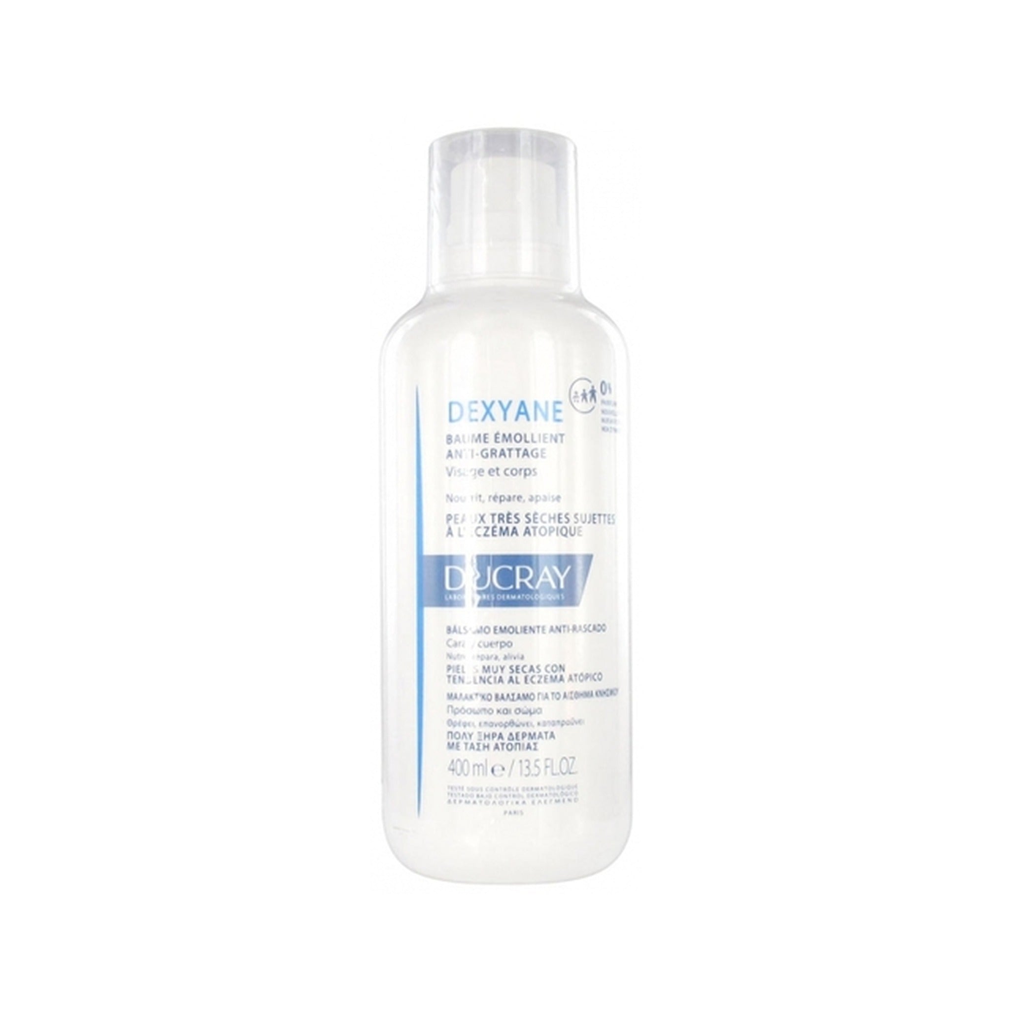 Ducray Dexyane Baume Emollient Anti-Grattage Peau Très Sèche/Tendance Atopique Démangeaisons 400ml