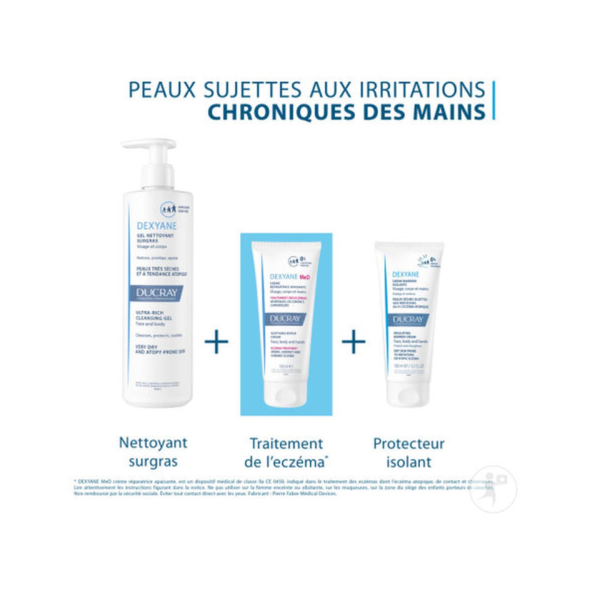 Ducray Dexyane Crème Barrière Isolante Visage Corps Et Mains Tube 100ml
