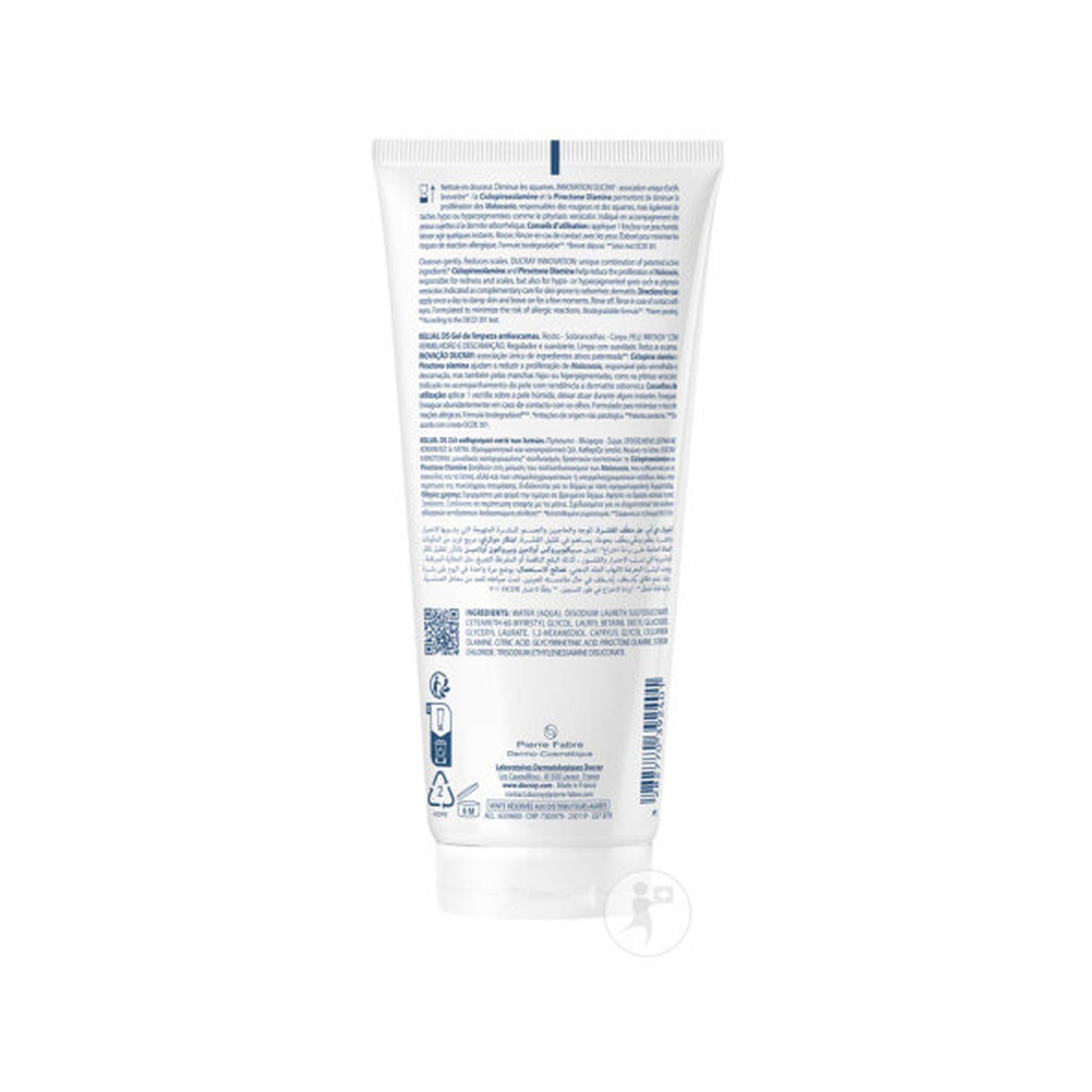 Ducray Kelual Ds Gel Nettoyant Anti-Squames Peau Irritée Avec Rougeurs Et Squames 200ml