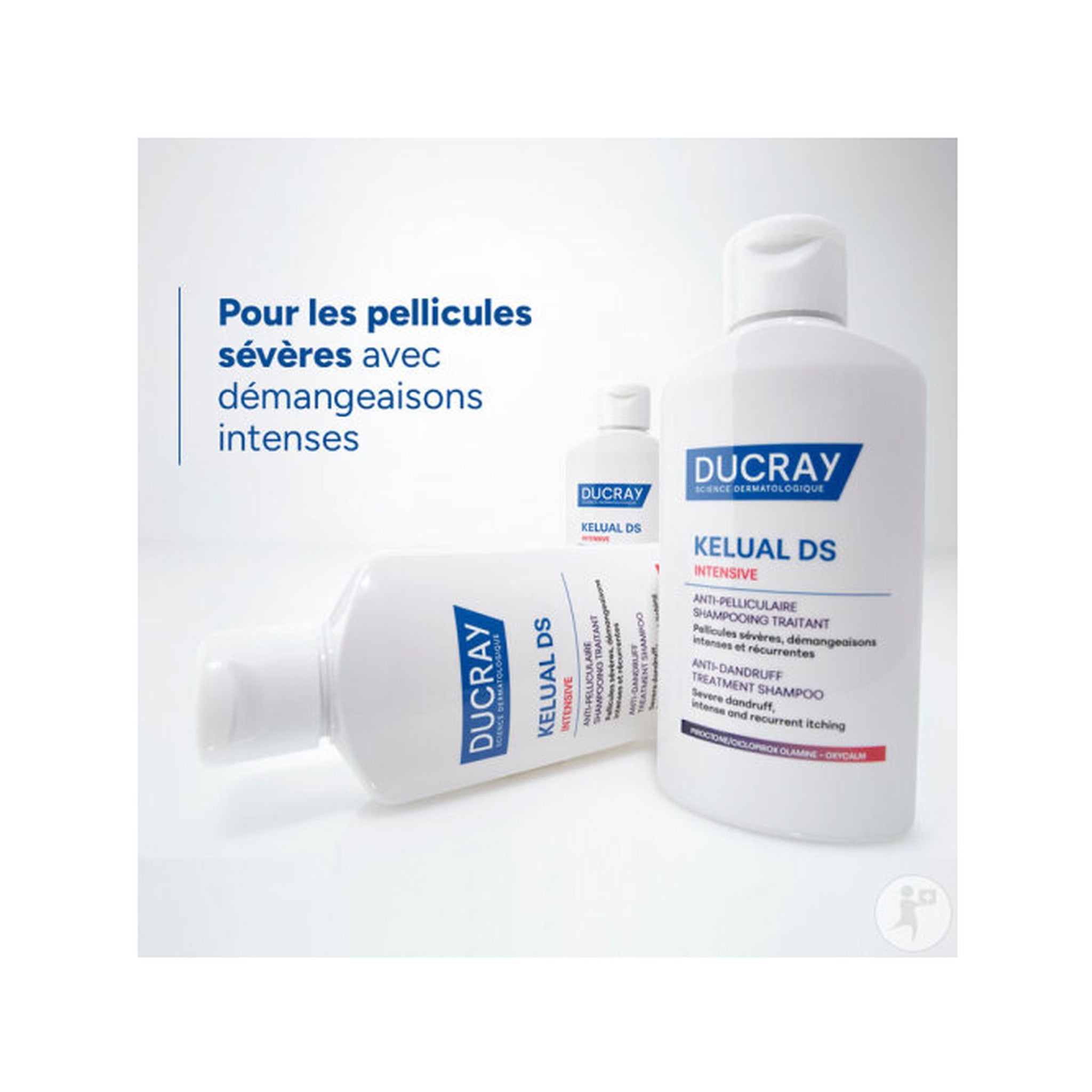 Ducray Kelual DS Intensive Shampoing Traitant Pellicules Sévères & Démangeaisons Récurrentes 100ml