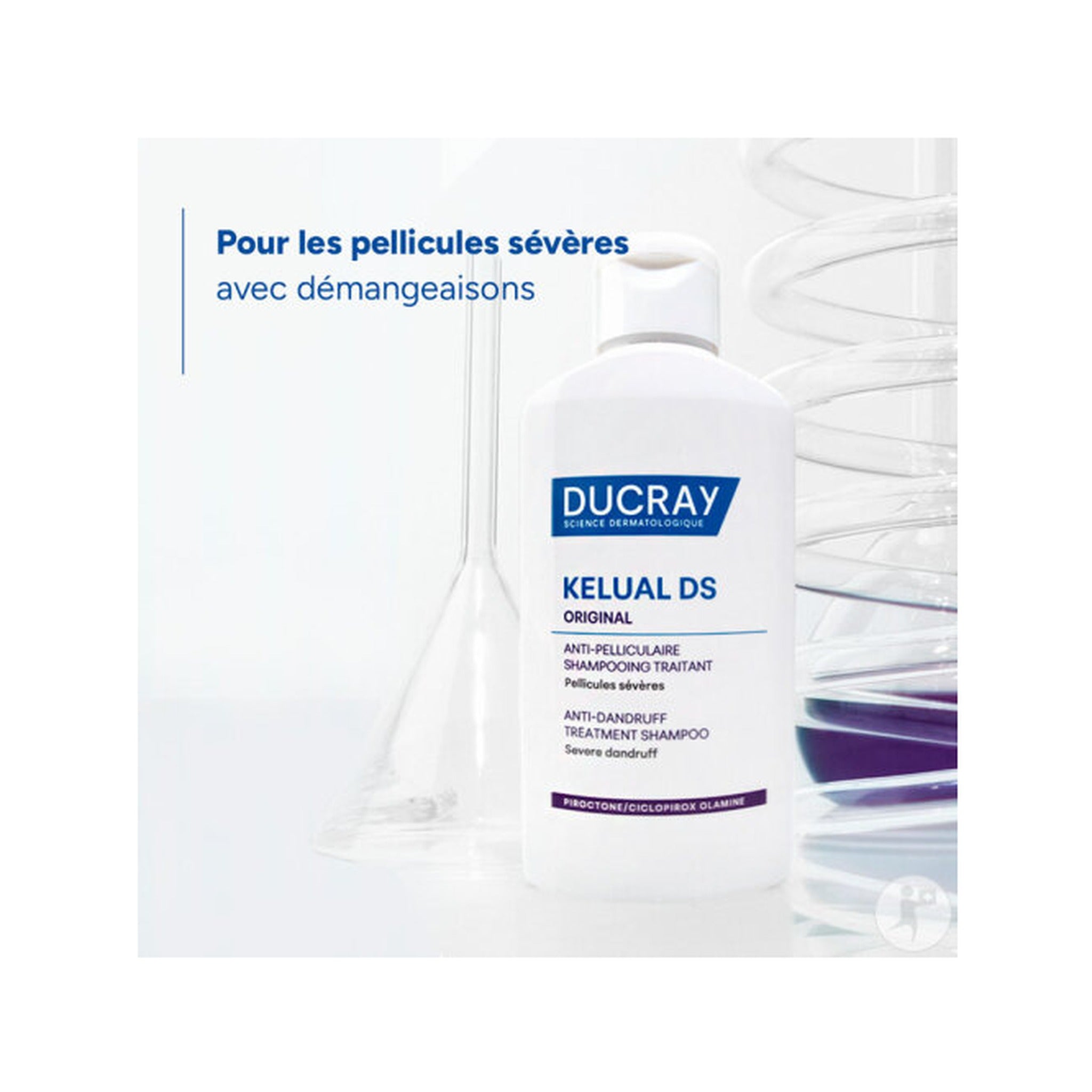 Ducray Kelual Ds Shampoing Traitant Pellicules Sévères & Démangeaisons 100ml