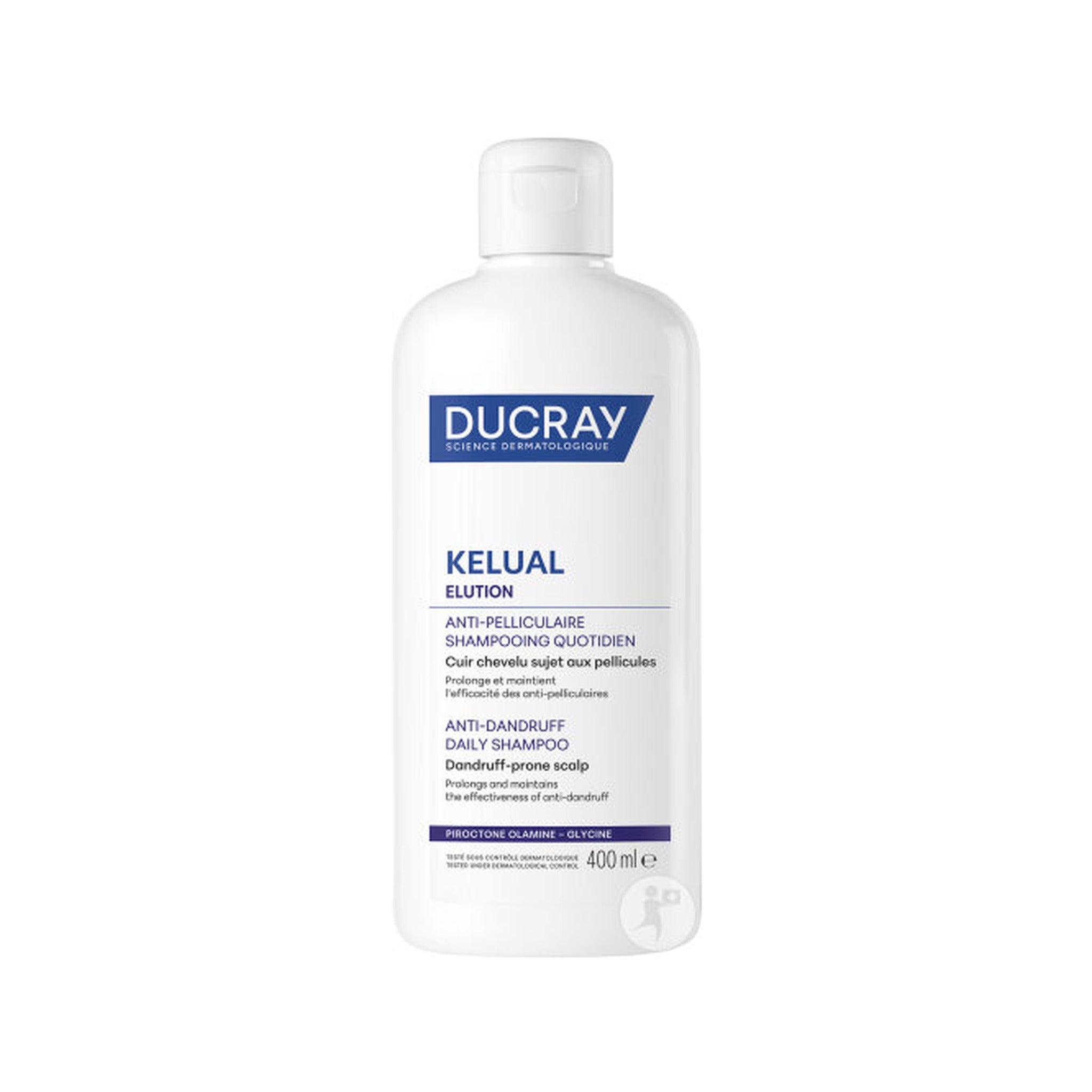 Ducray Kelual Elution Shampoing Doux Rééquilibrant Pellicules 400ml