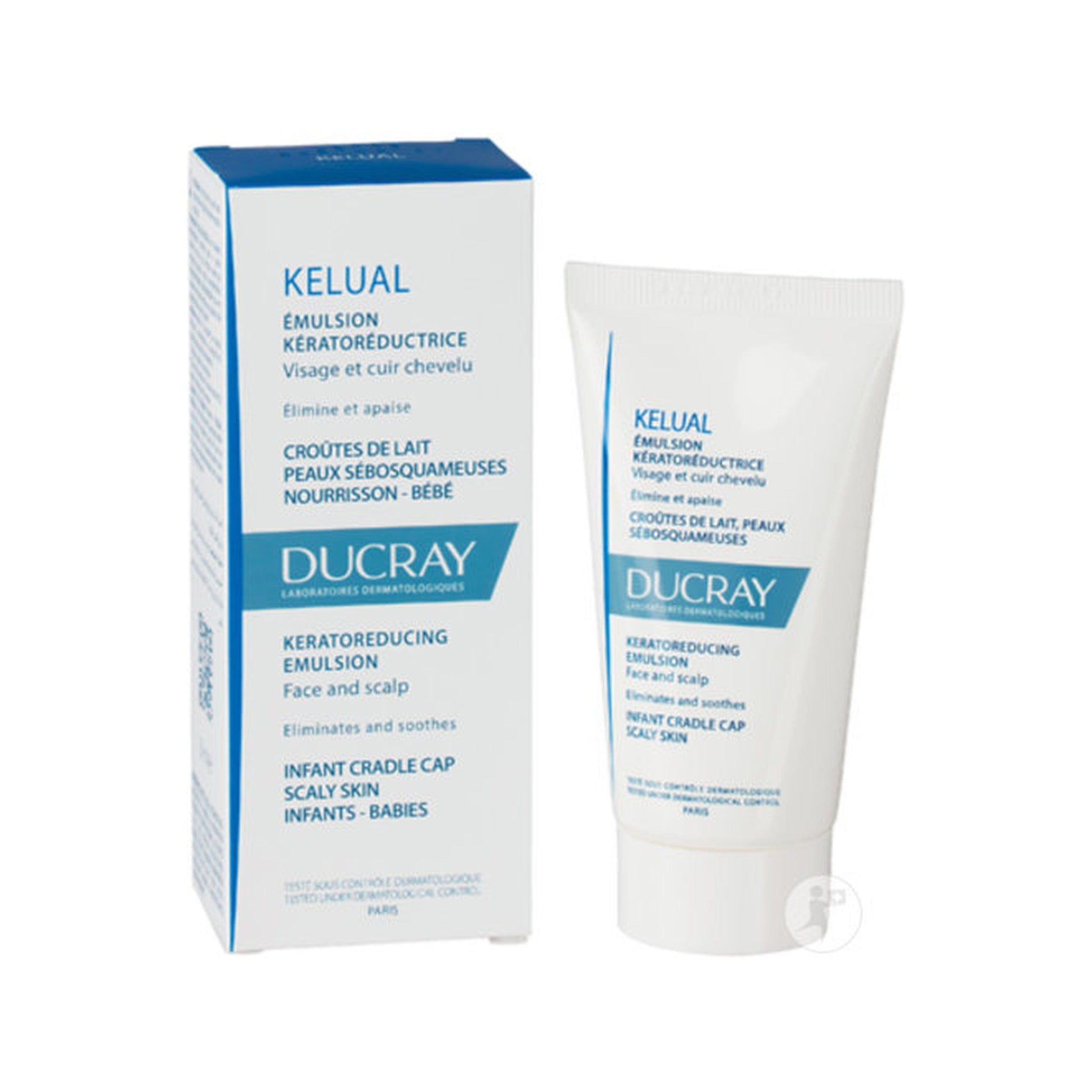 Ducray Kelual Emulsion Kératoréductrice Croûtes De Lait Peau Sébosquameuse 50ml
