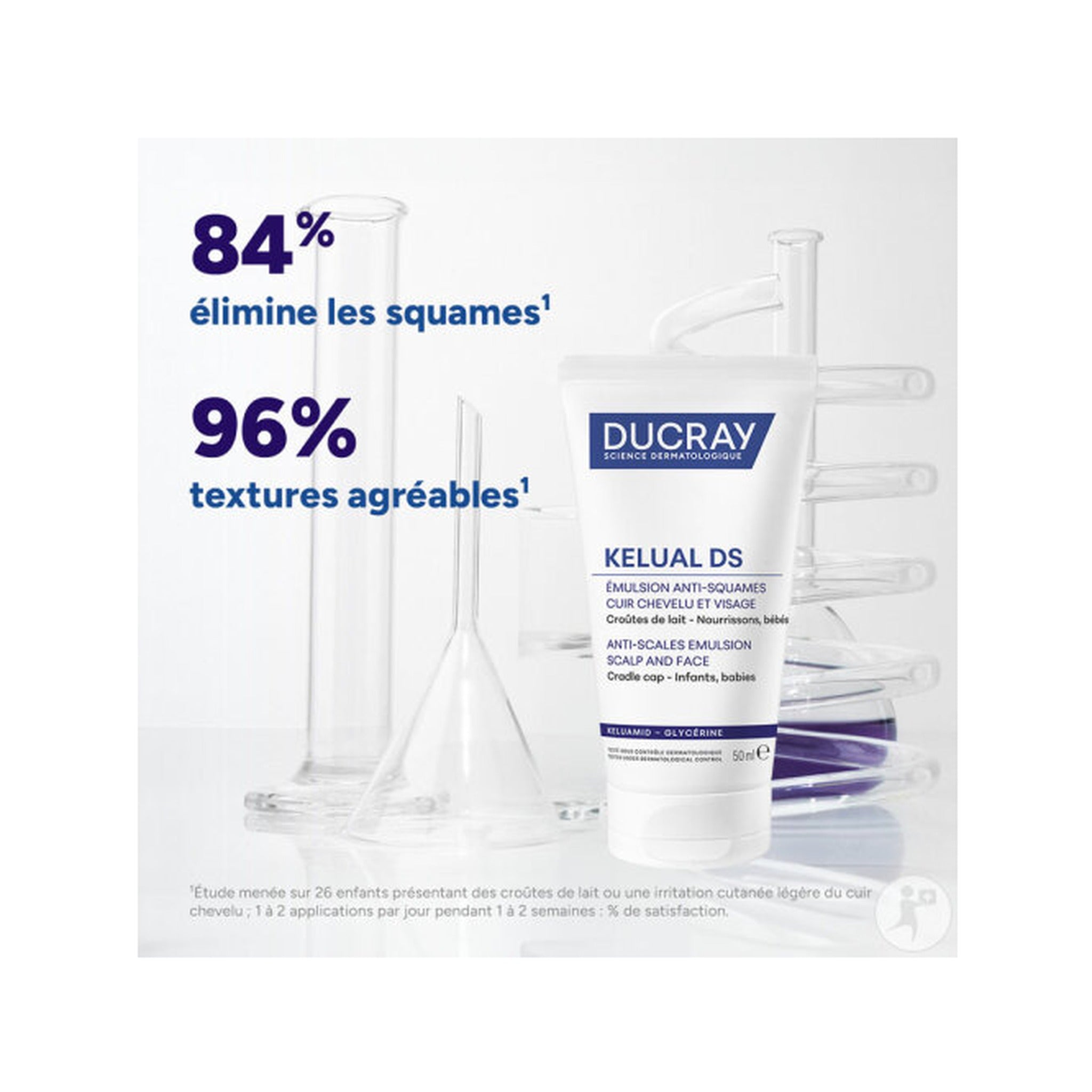 Ducray Kelual Emulsion Kératoréductrice Croûtes De Lait Peau Sébosquameuse 50ml