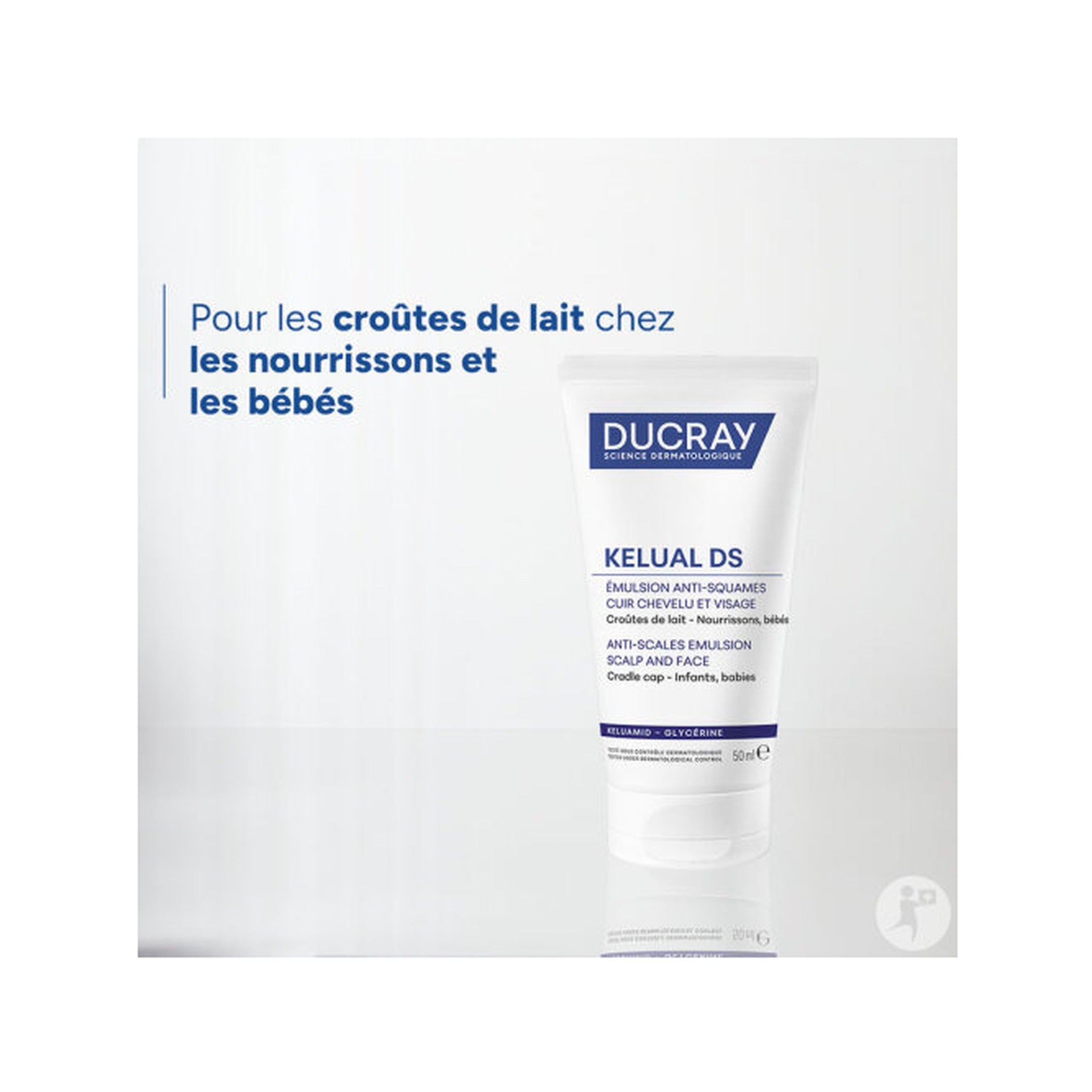 Ducray Kelual Emulsion Kératoréductrice Croûtes De Lait Peau Sébosquameuse 50ml