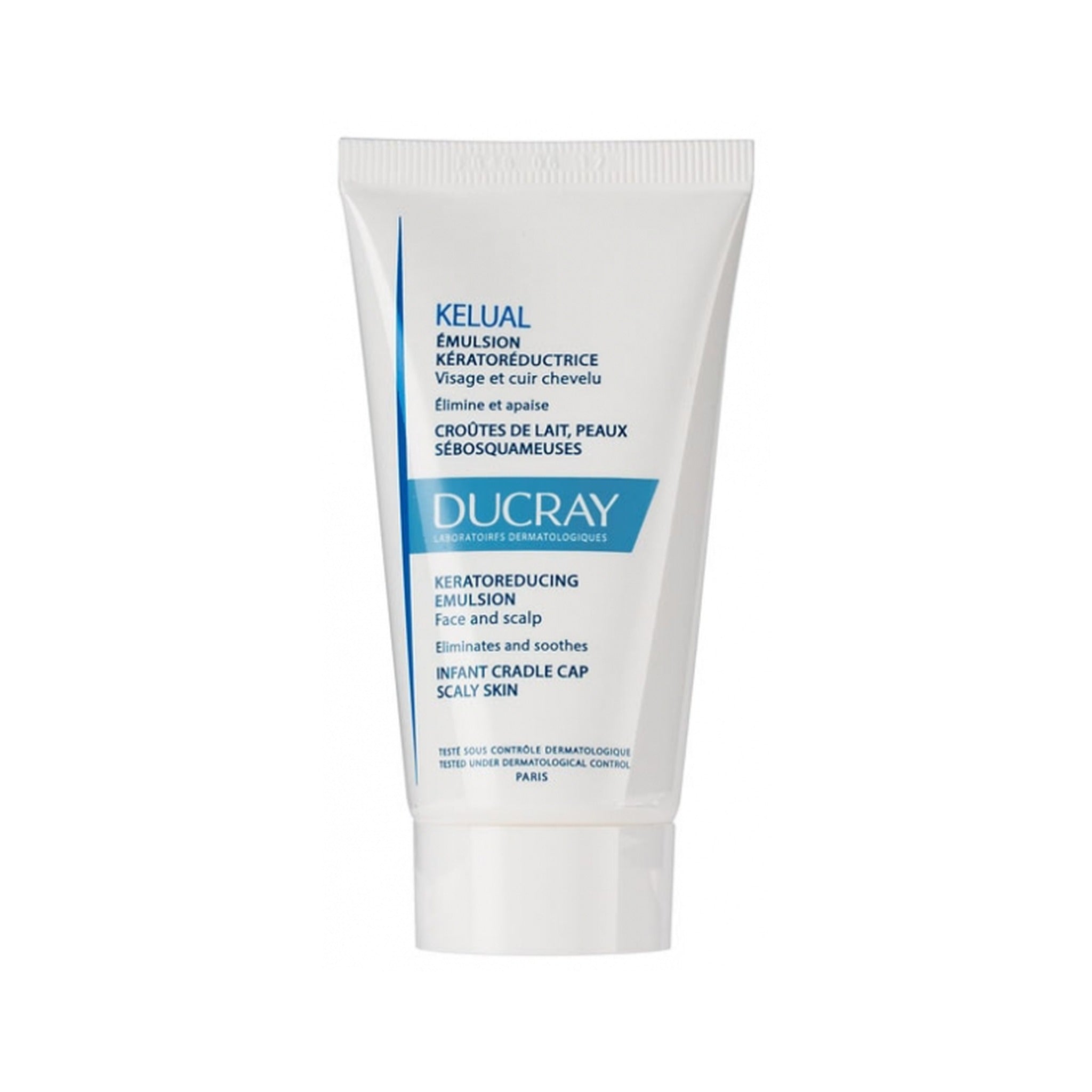 Ducray Kelual Emulsion Kératoréductrice Croûtes De Lait Peau Sébosquameuse 50ml