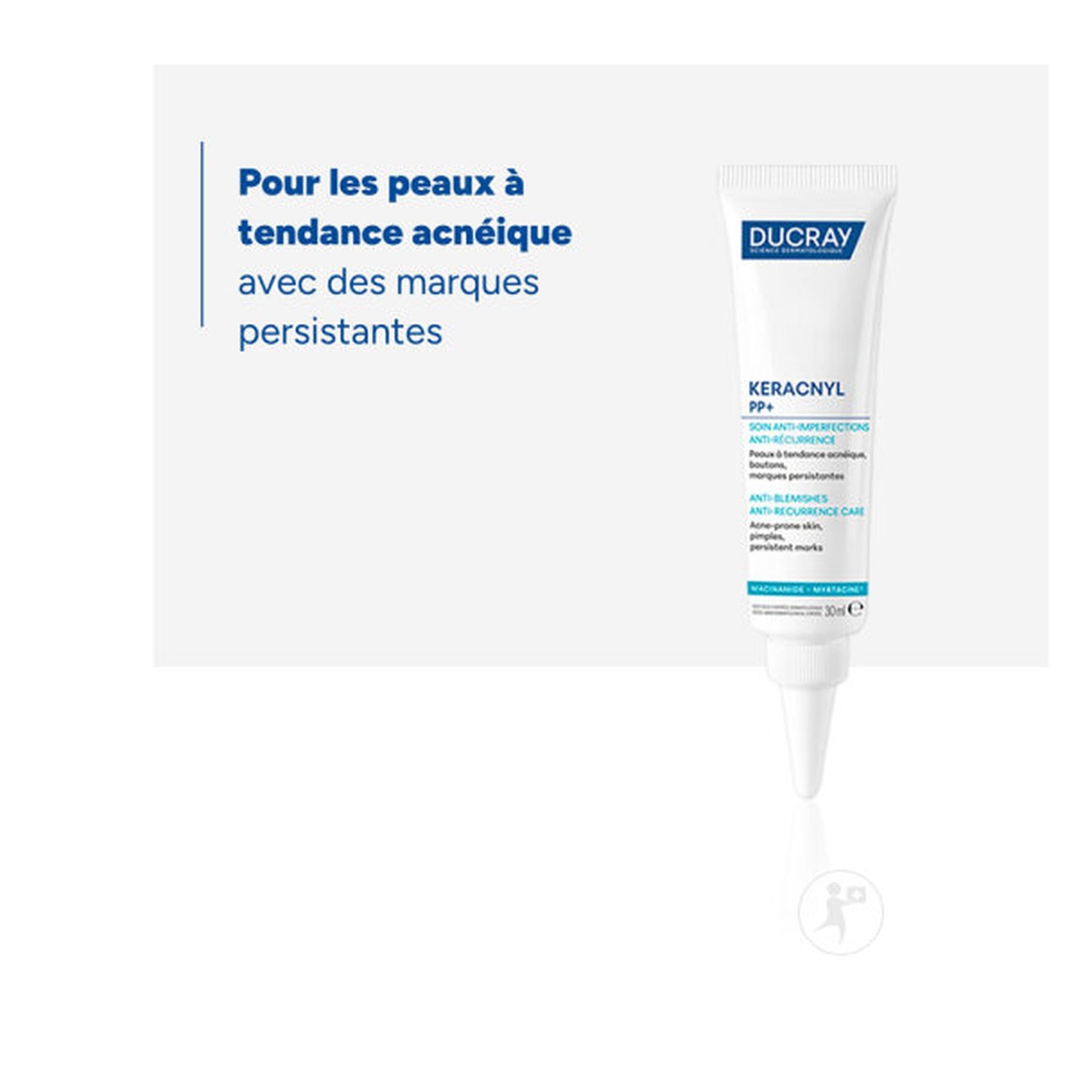 Ducray Keracnyl PP+ Crème Anti-Imperfections Peau À Tendance Acnéique 30ml