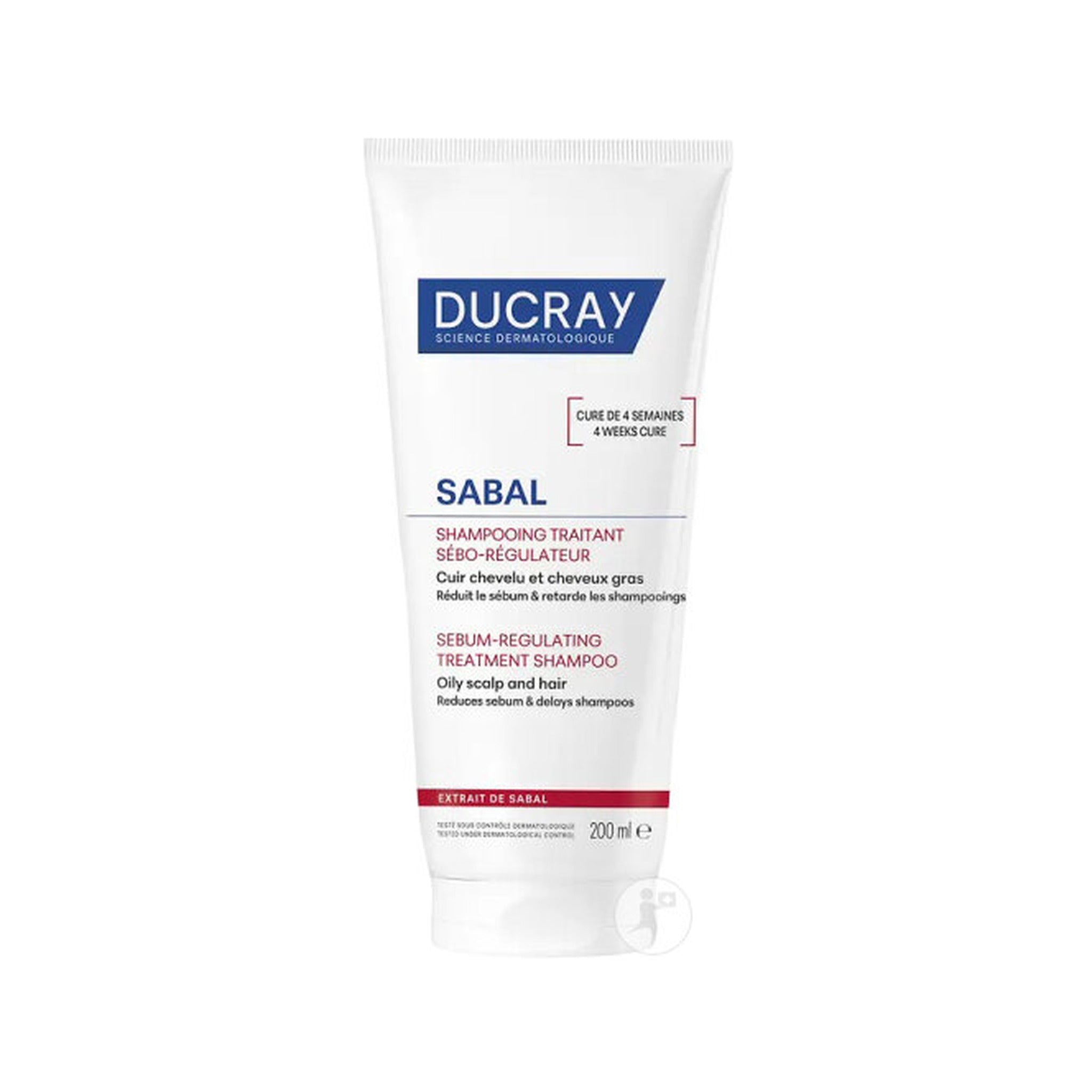 Ducray Sabal Shampoing Traitant Sébo-Régulateur Cuir Chevelu Et Cheveux Gras 200ml