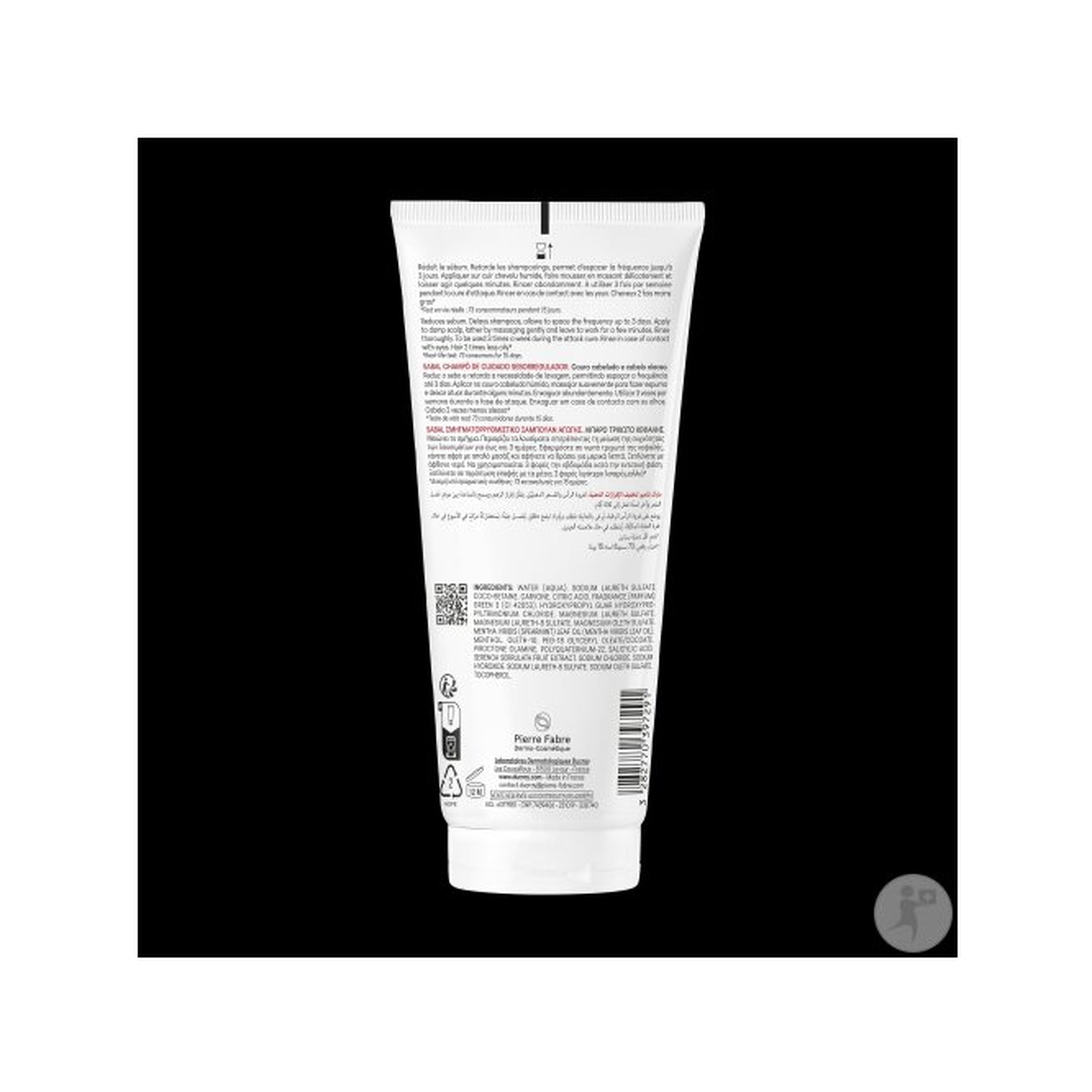 Ducray Sabal Shampoing Traitant Sébo-Régulateur Cuir Chevelu Et Cheveux Gras 200ml