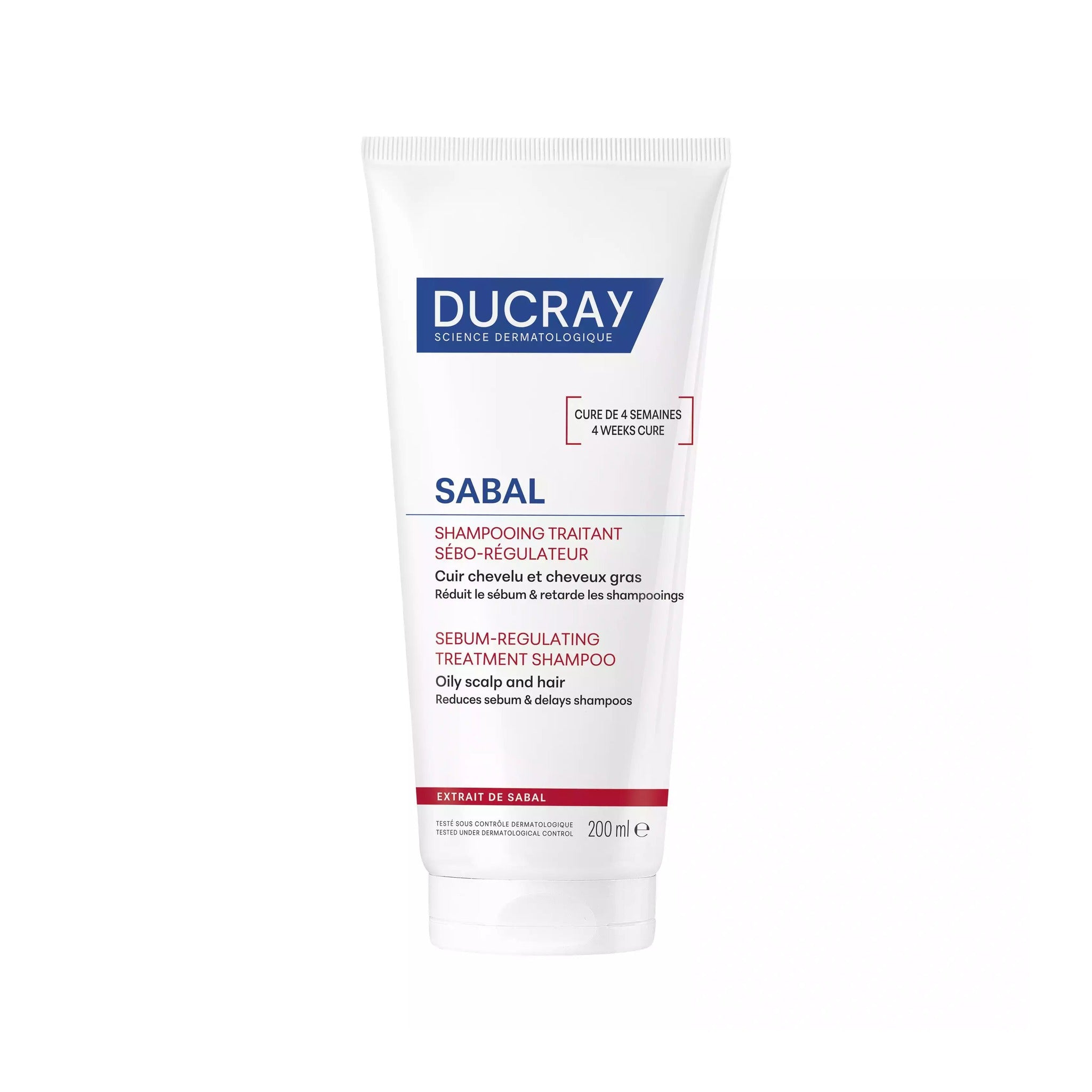 Ducray Sabal Shampoing Traitant Sébo-Régulateur Cuir Chevelu Et Cheveux Gras 200ml