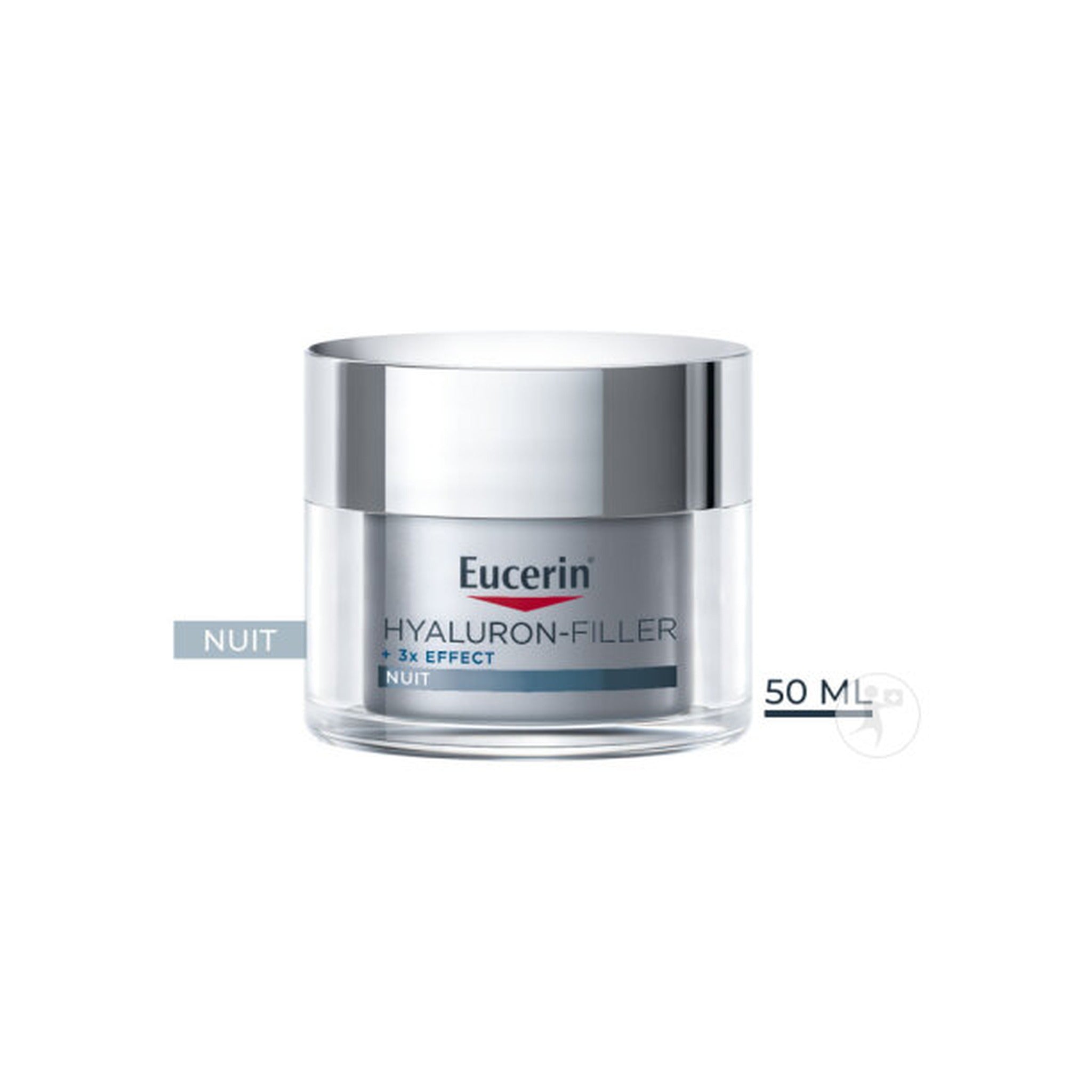 Eucerin Hyaluron-Filler + 3x Effect Soin de Nuit Raffermissant 50ml