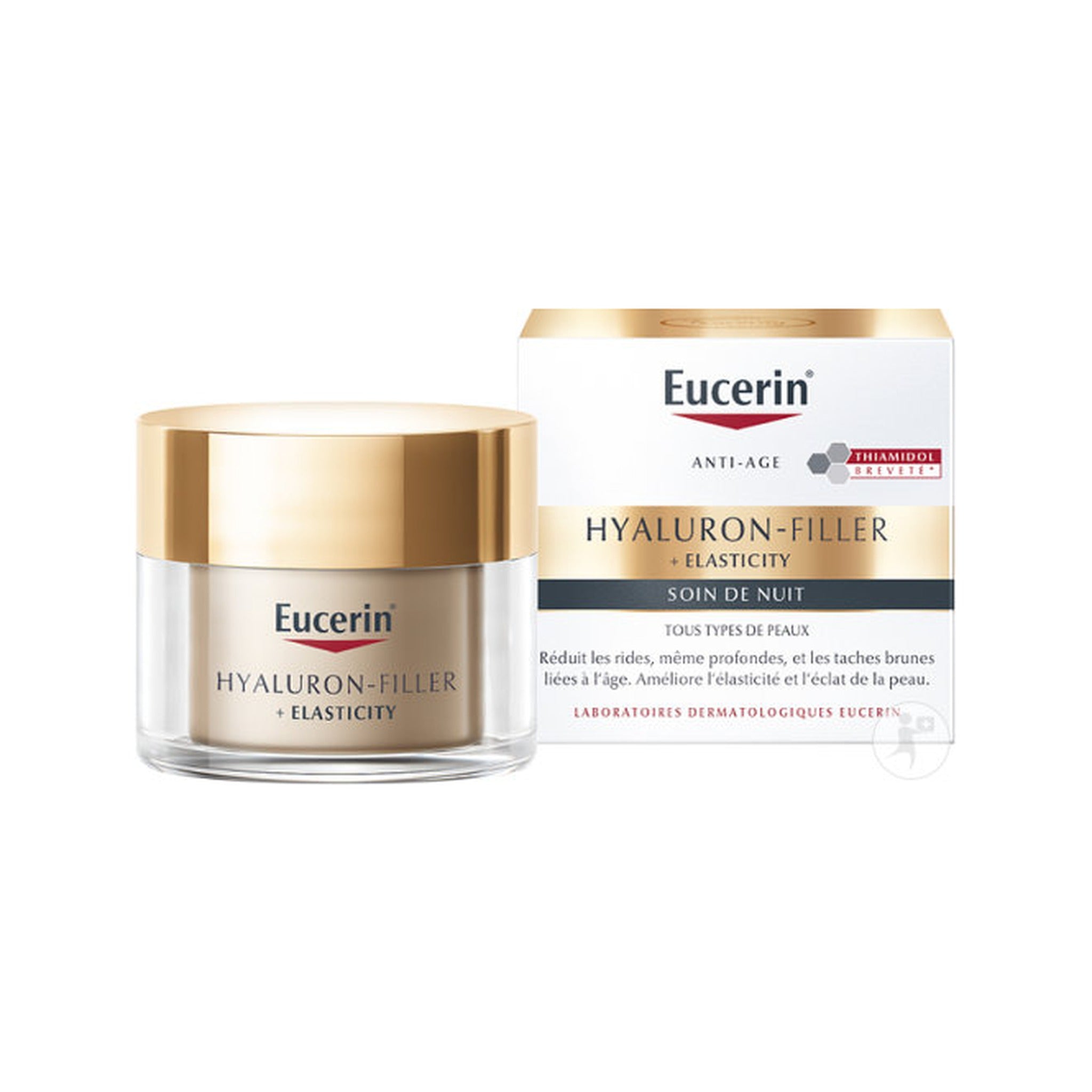 Eucerin Hyaluron-Filler + Elasticity Soin De Nuit Anti-Âge Toutes Peaux Pot 50ml