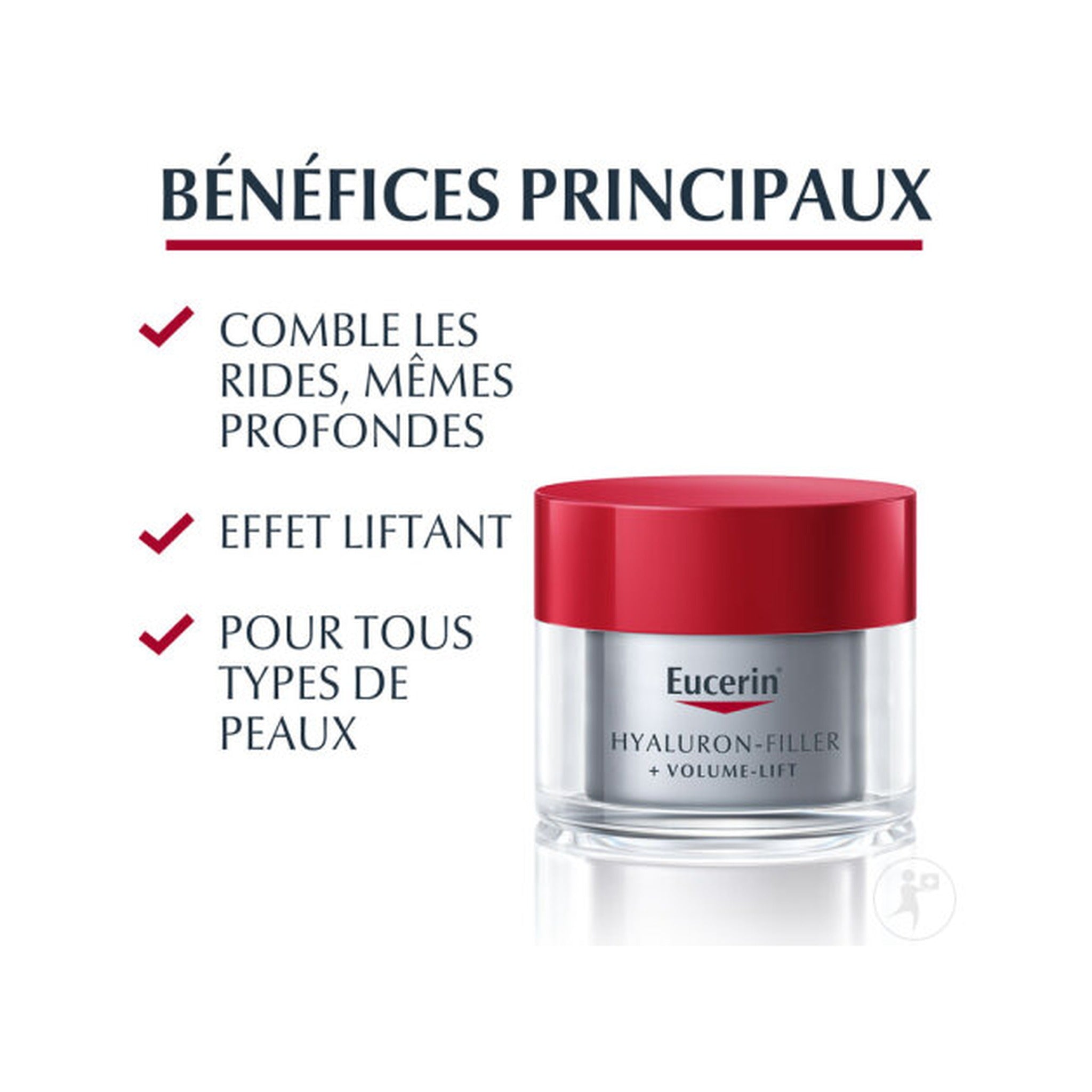 Eucerin Hyaluron-Filler + Volume-Lift Soin De Nuit Anti-Âge Tous Types De Peau 50ml
