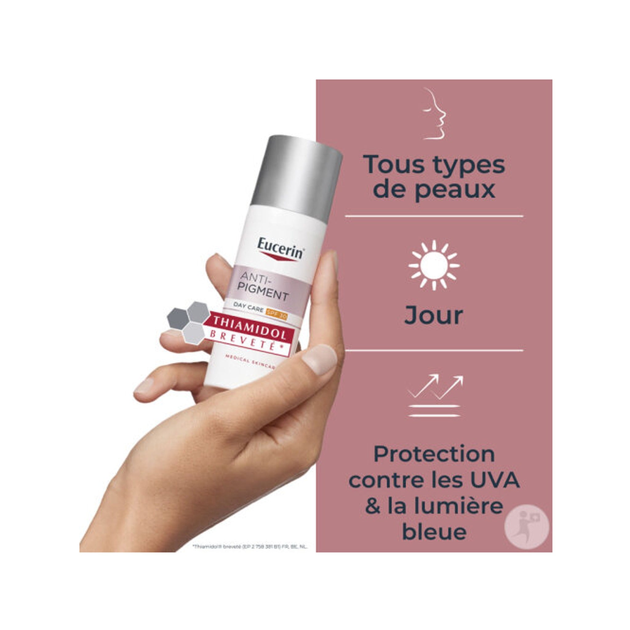 Eucerin Hyperpigmentation Anti-Pigment Soin De Jour IP30 Toutes Peaux Flacon 50ml