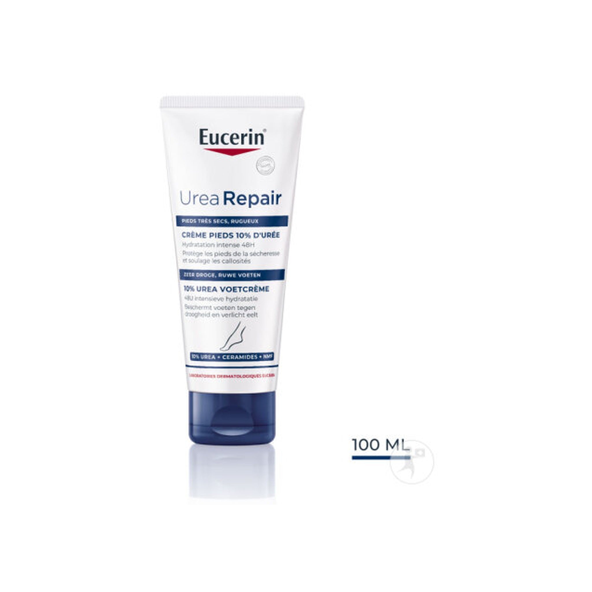 Eucerin Urearepair Plus Crème Pieds Réparatrice 10% Urée Tube 100ml