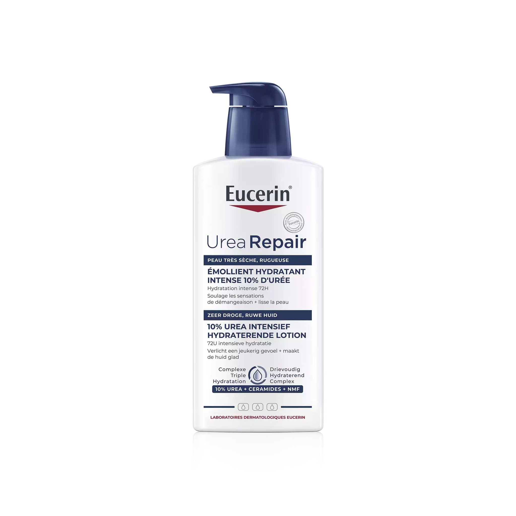 Eucerin UreaRepair Plus Émollient 10% Urée Peaux Très Sèches Et Rugueuses Flacon-Pompe 400ml