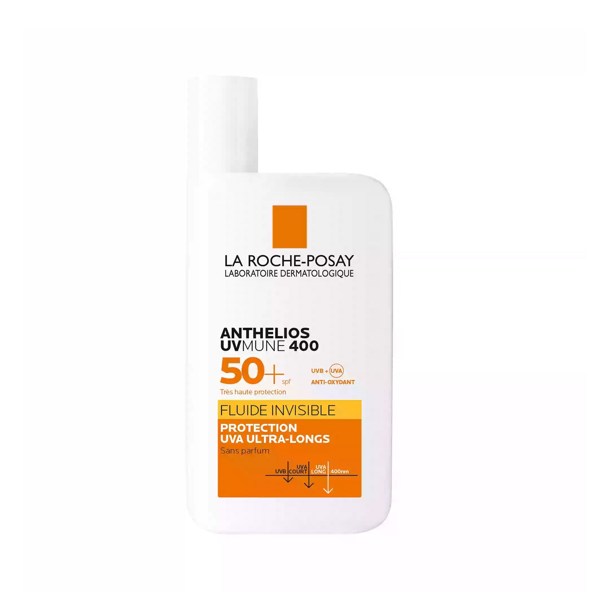 La Roche-Posay Anthelios UVMune 400 Fluide Solaire Invisible IP50+ Visage Sans Parfum 50ml