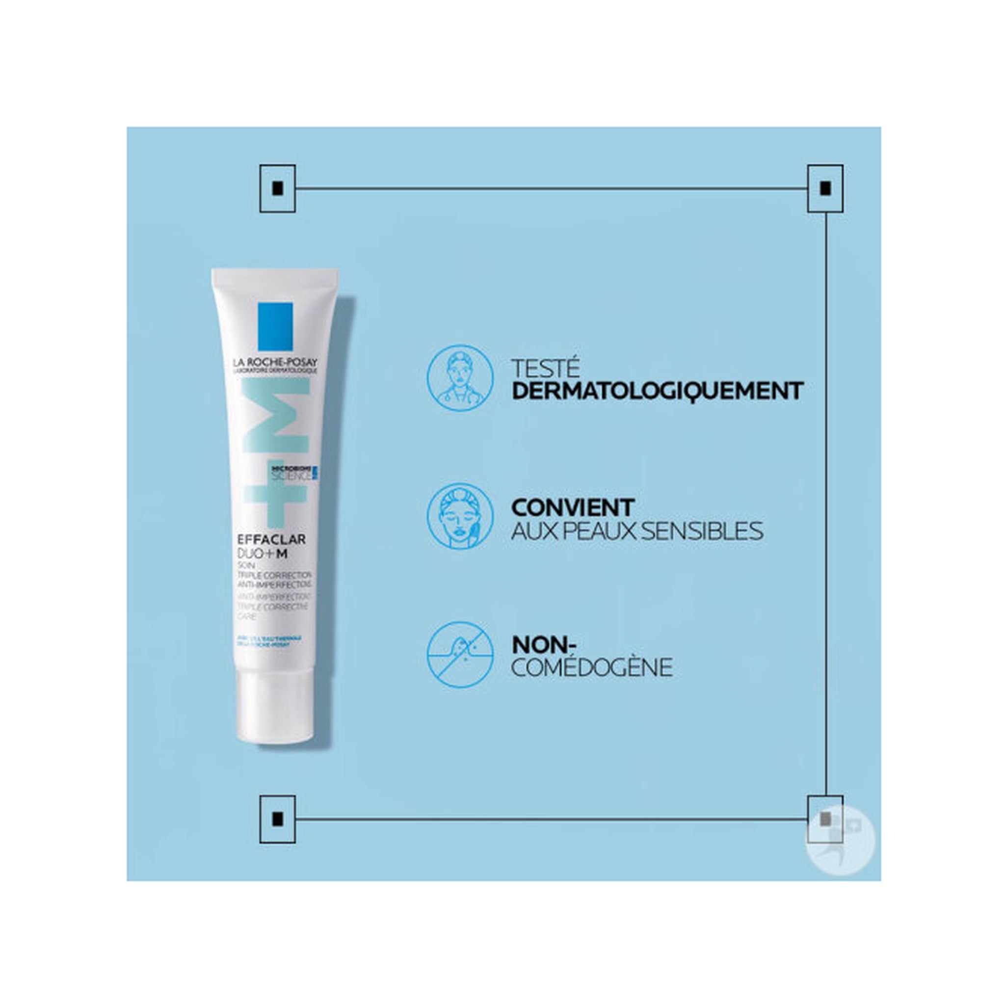 La Roche-Posay Effaclar Duo+M Crème Jour Triple Correction Anti-Imperfections Tube 40ml