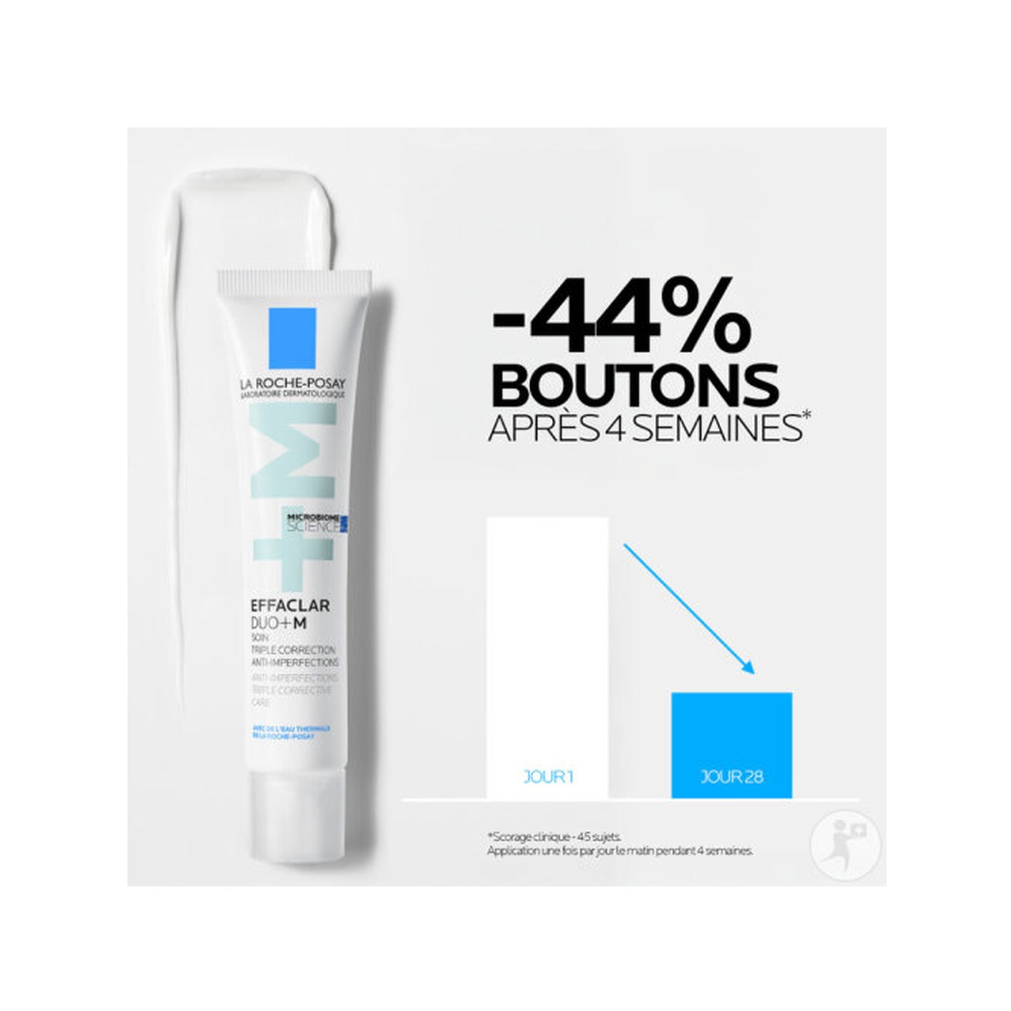 La Roche-Posay Effaclar Duo+M Crème Jour Triple Correction Anti-Imperfections Tube 40ml