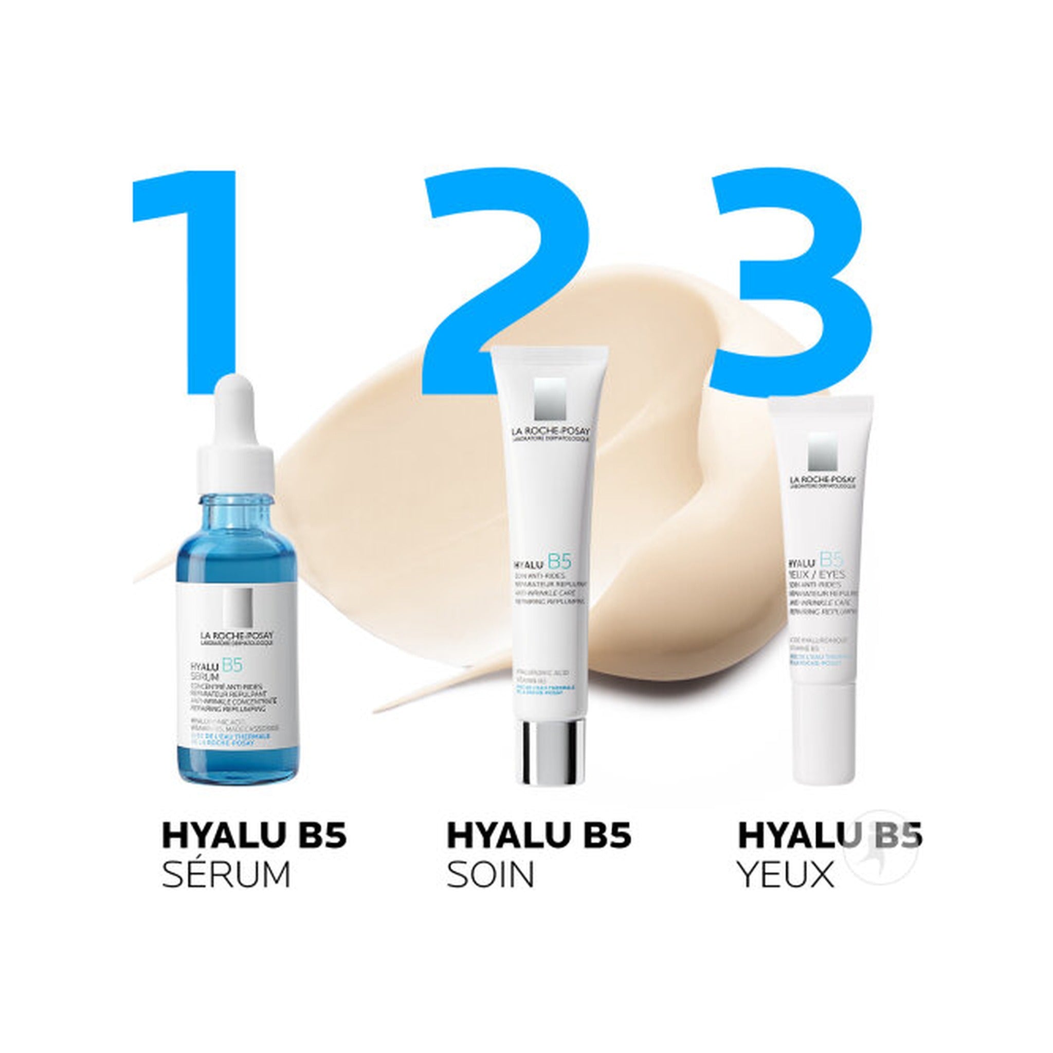 La Roche-Posay Hyalu B5 Yeux Concentré Anti-Rides À L'Acide Hyaluronique Peau Sensible Tube 15ml