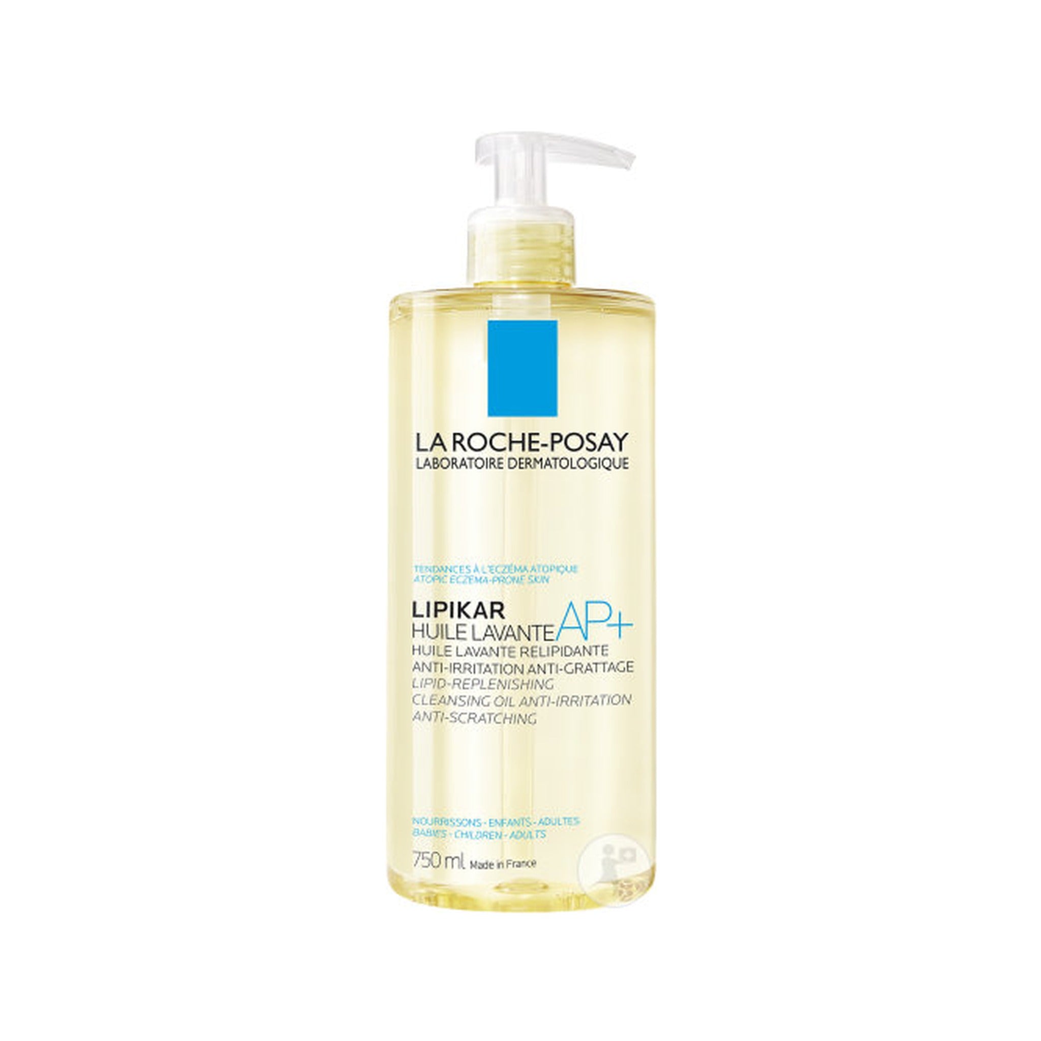 La Roche-Posay Lipikar Huile Lavante AP+ Peau À Tendance Atopique Flacon Pompe 750ml