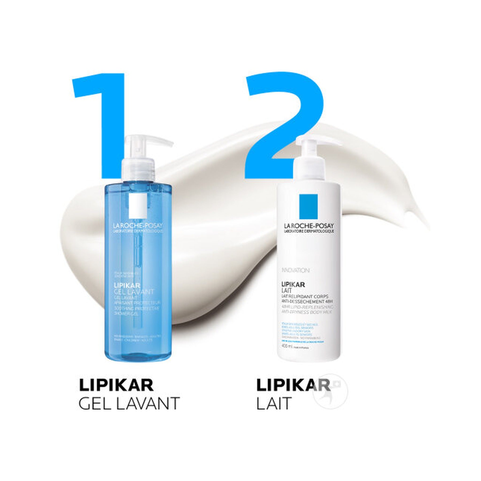 La Roche-Posay Lipikar Lait Corps Peau Sèche Flacon Pompe 400ml
