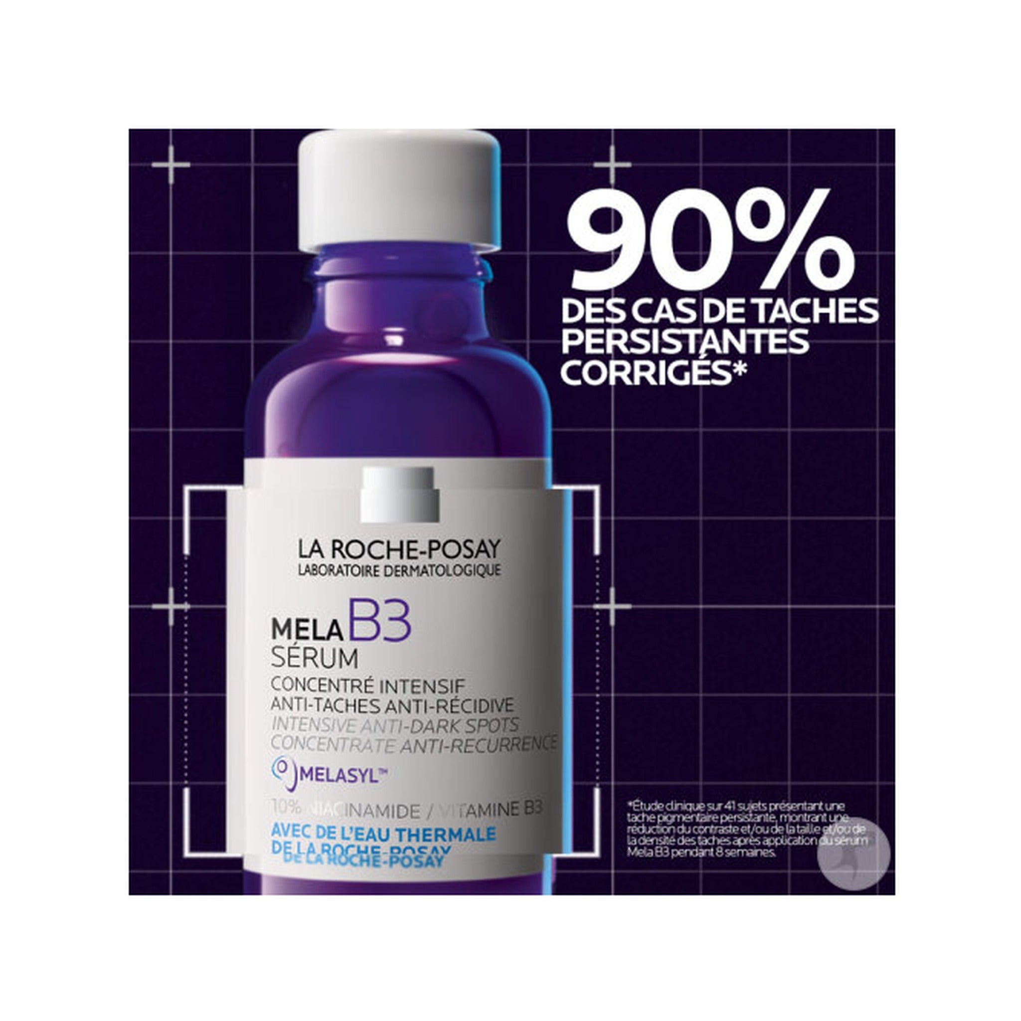 La Roche-Posay Mela B3 Sérum Concentré Intensif Anti-Taches Anti-Récidive Flacon Compte-Gouttes 30ml